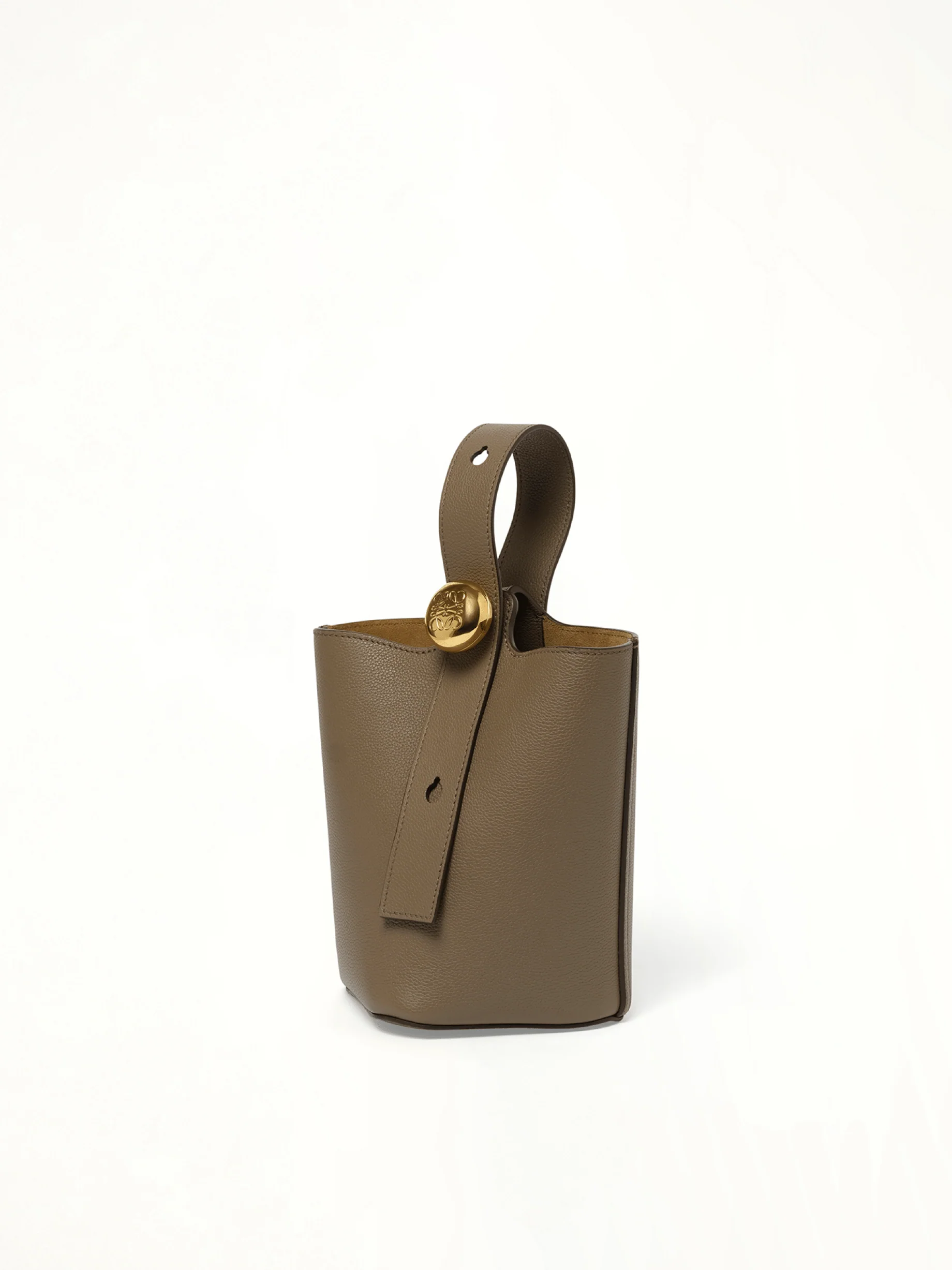 Pebble Bucket Mini in Taupe