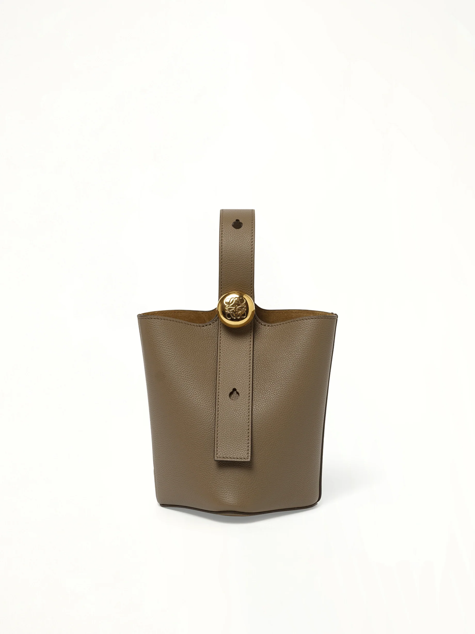 Pebble Bucket Mini in Taupe - Image 2