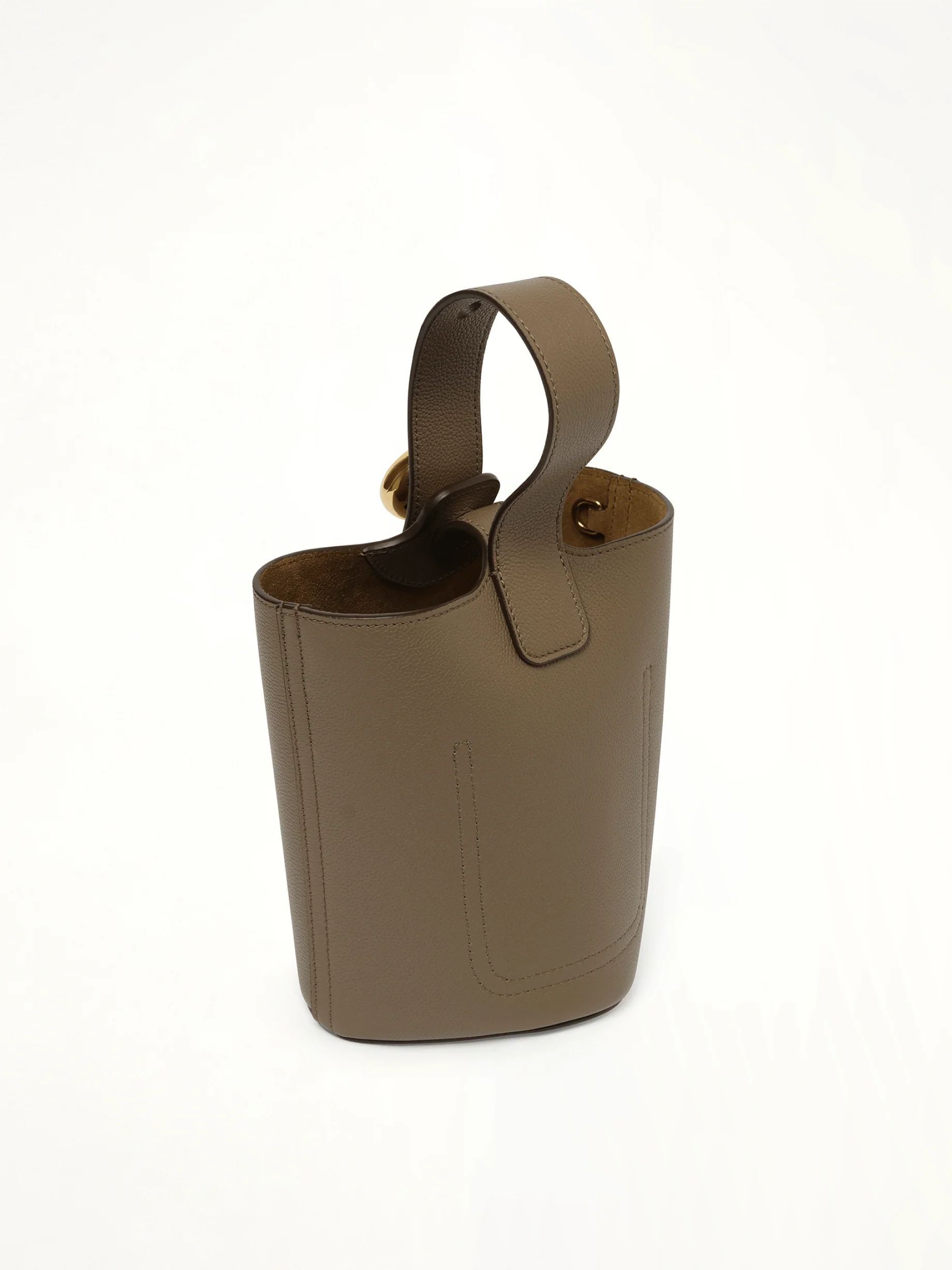 Pebble Bucket Mini in Taupe - Image 5