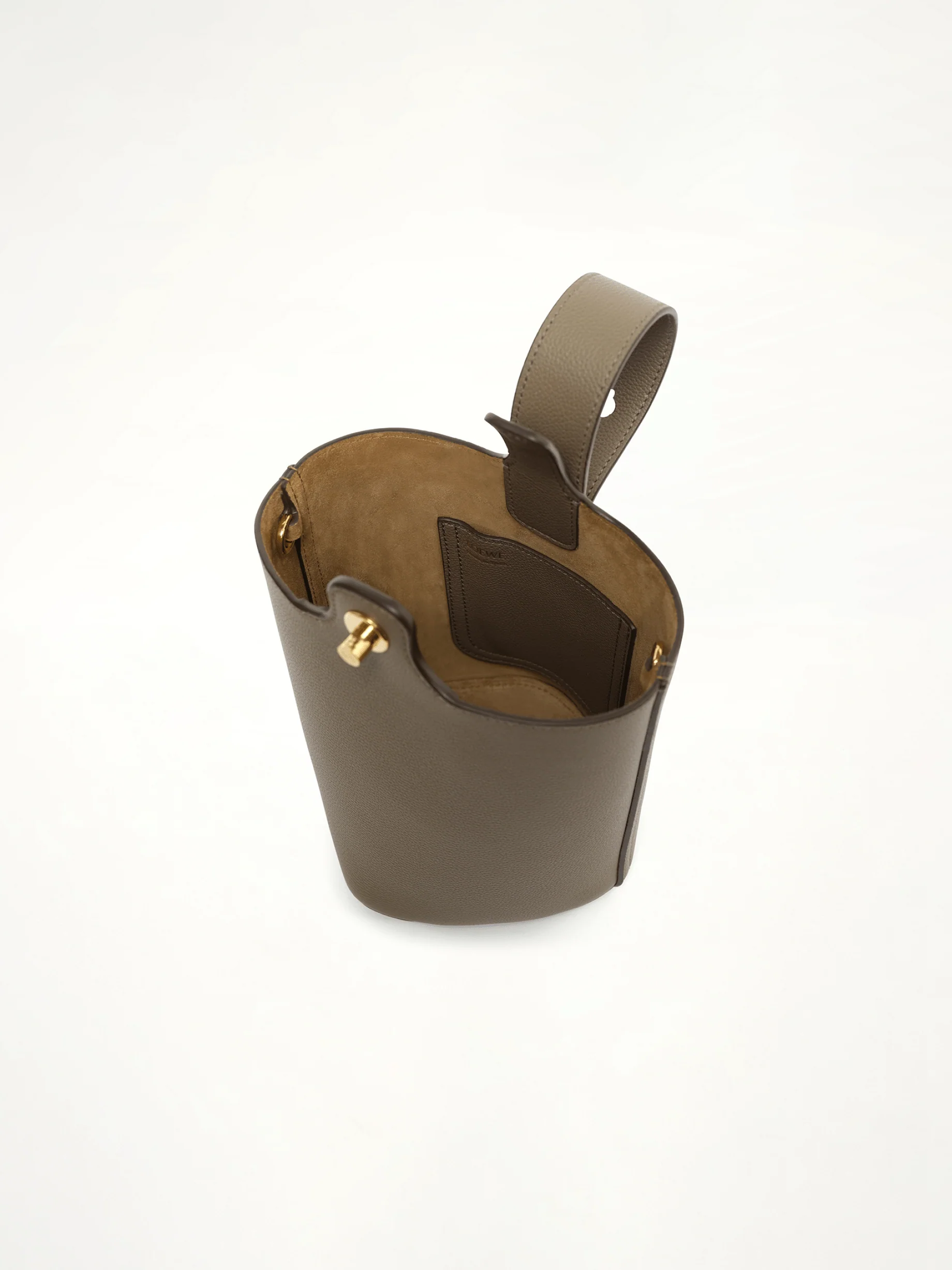 Pebble Bucket Mini in Taupe - Image 8