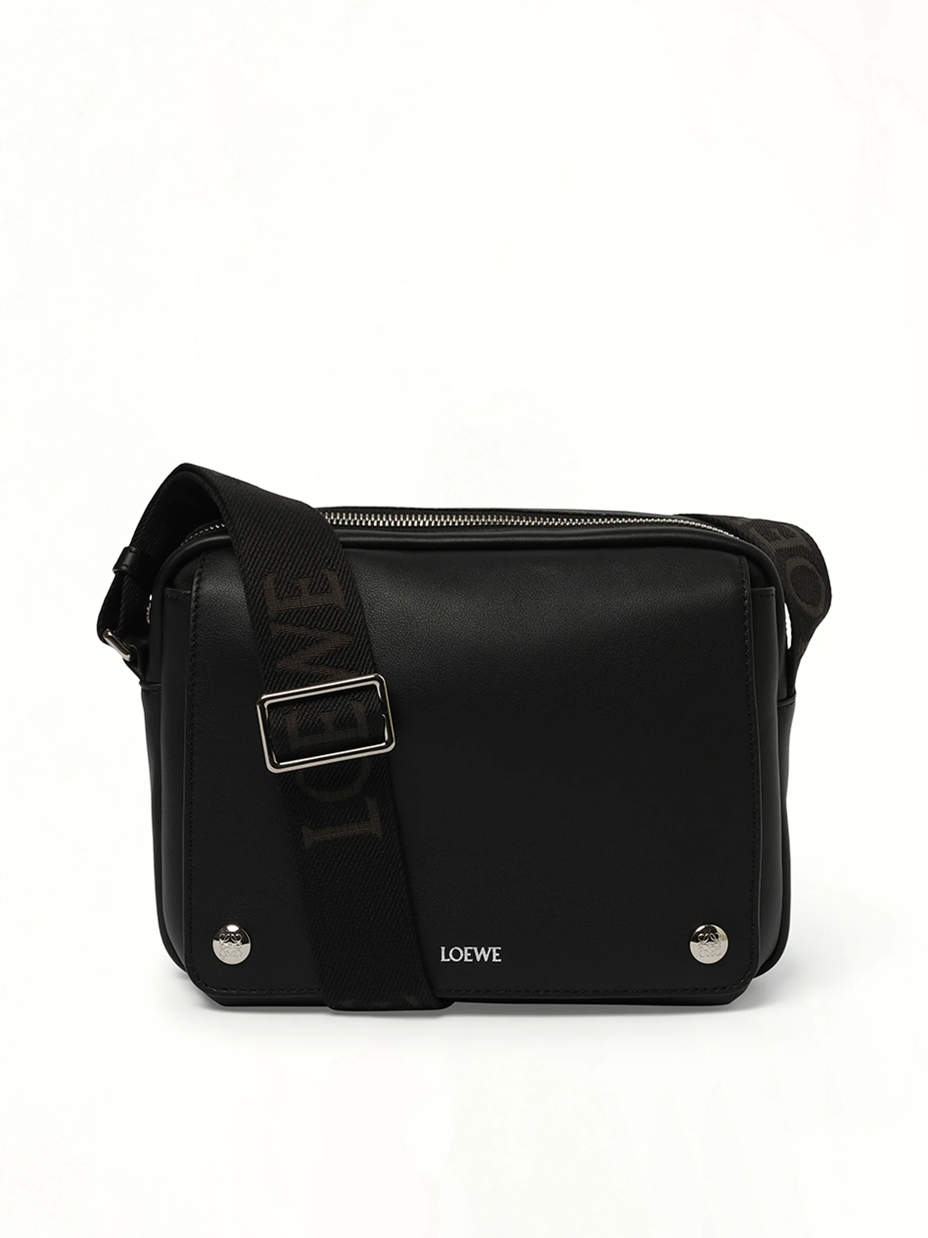 Pebble Messenger Medium in Black