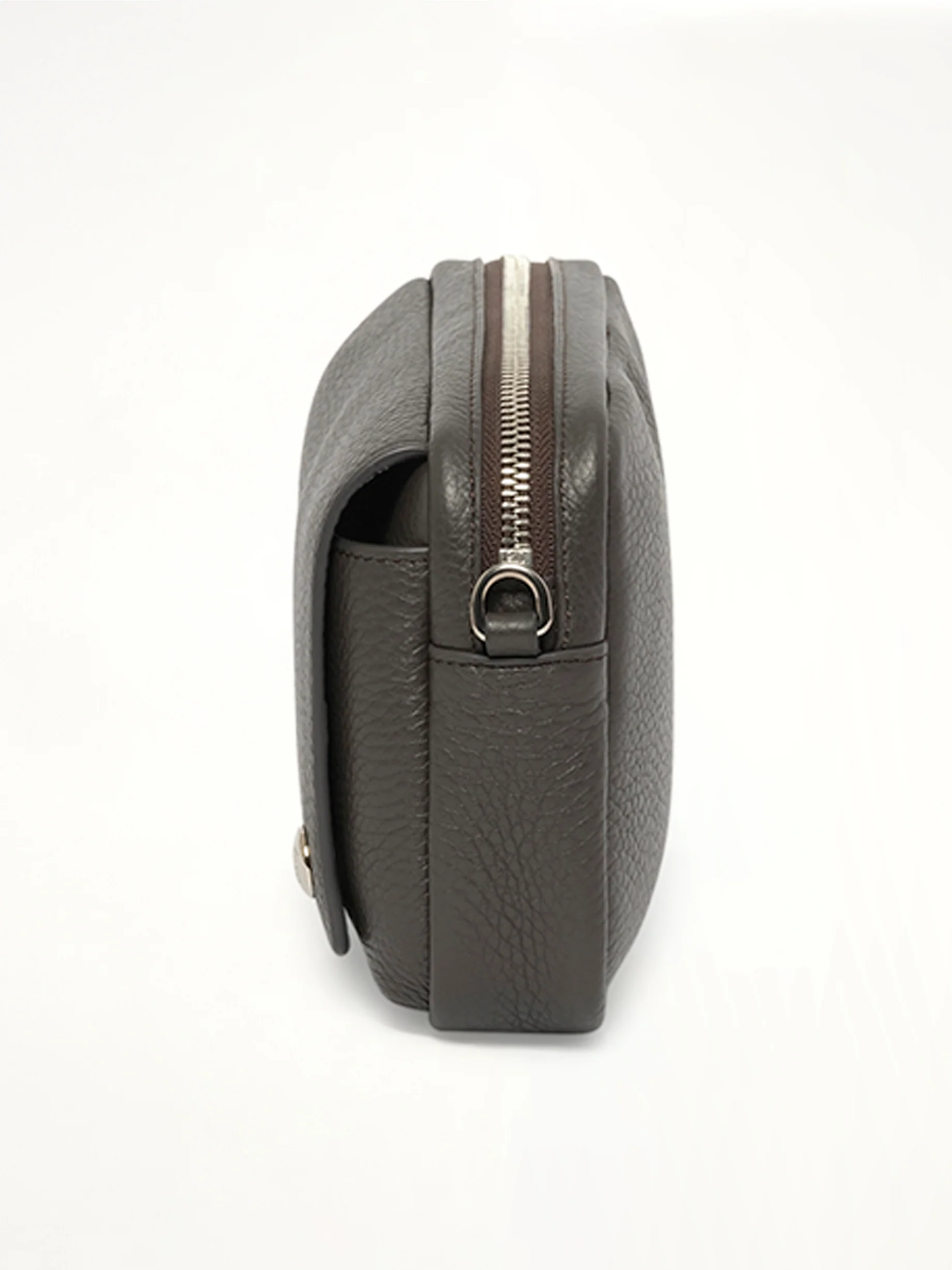 Pebble Messenger Small in Dark Grey - Image 8