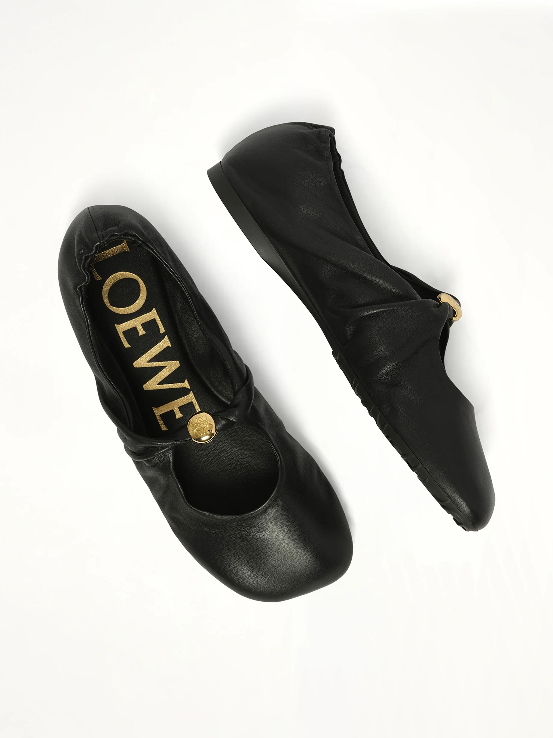 Pebble Soft Ballerina in Black - Image 4