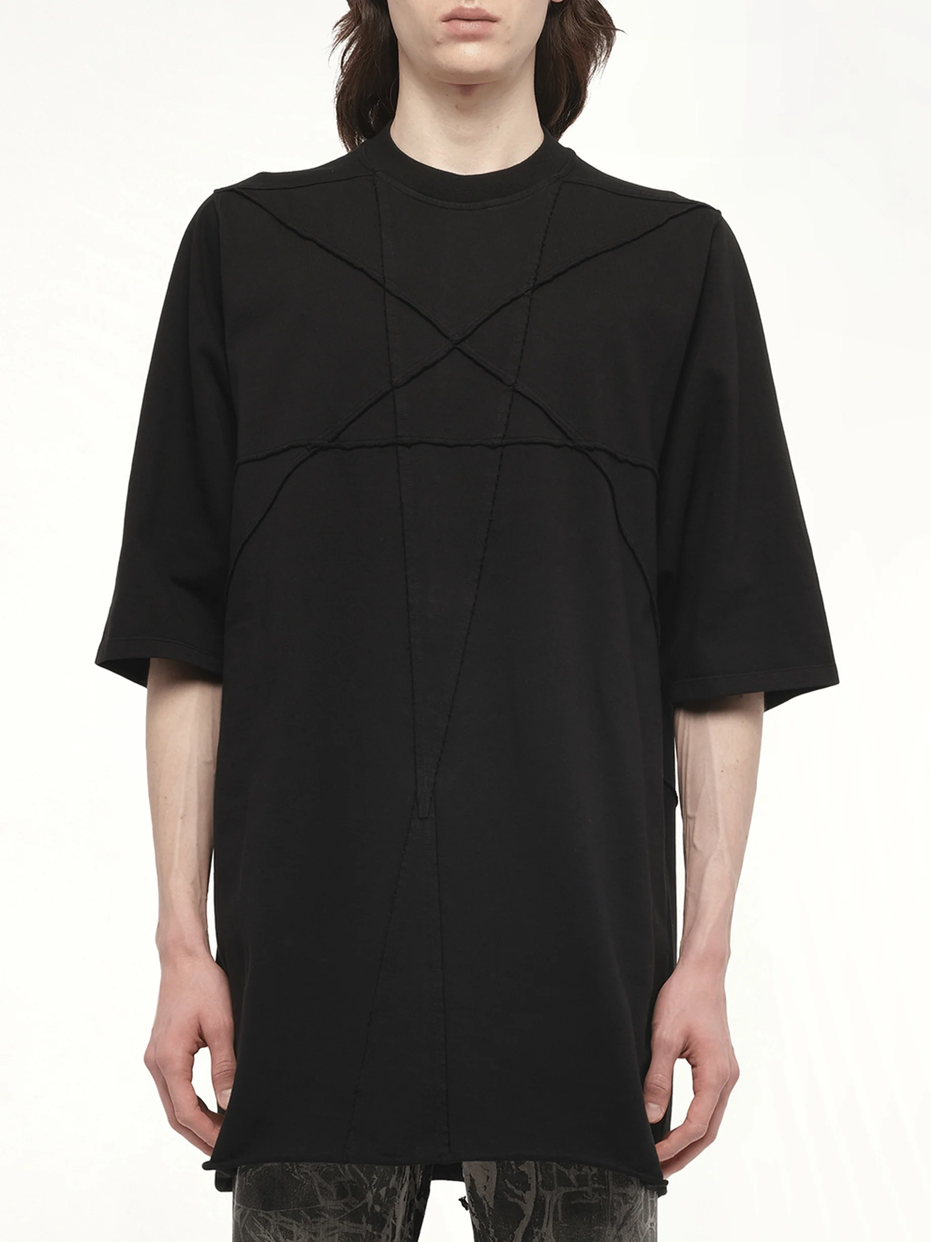 Penta Jumbo SS T-Shirt in Black