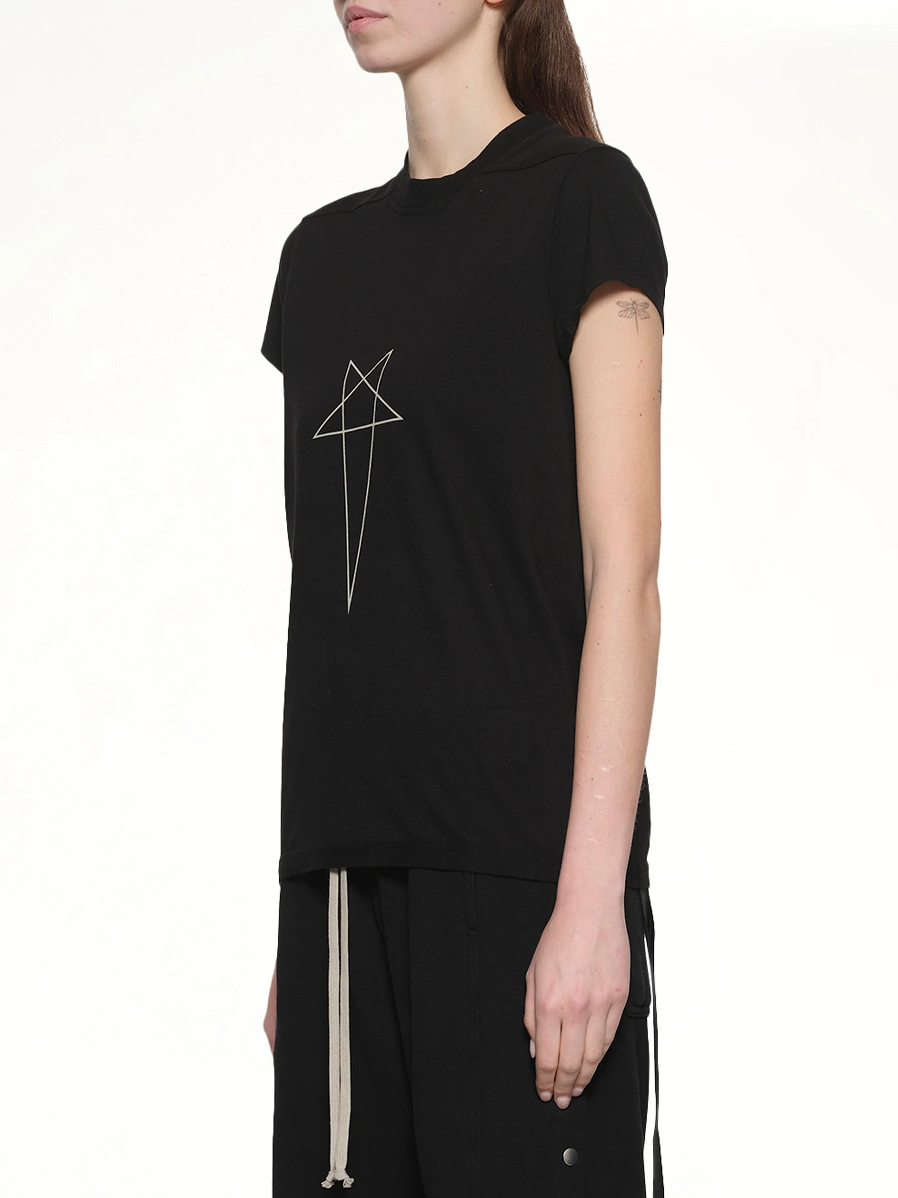 Penta Small Level T-Shirt in Black/Pearl - Image 3