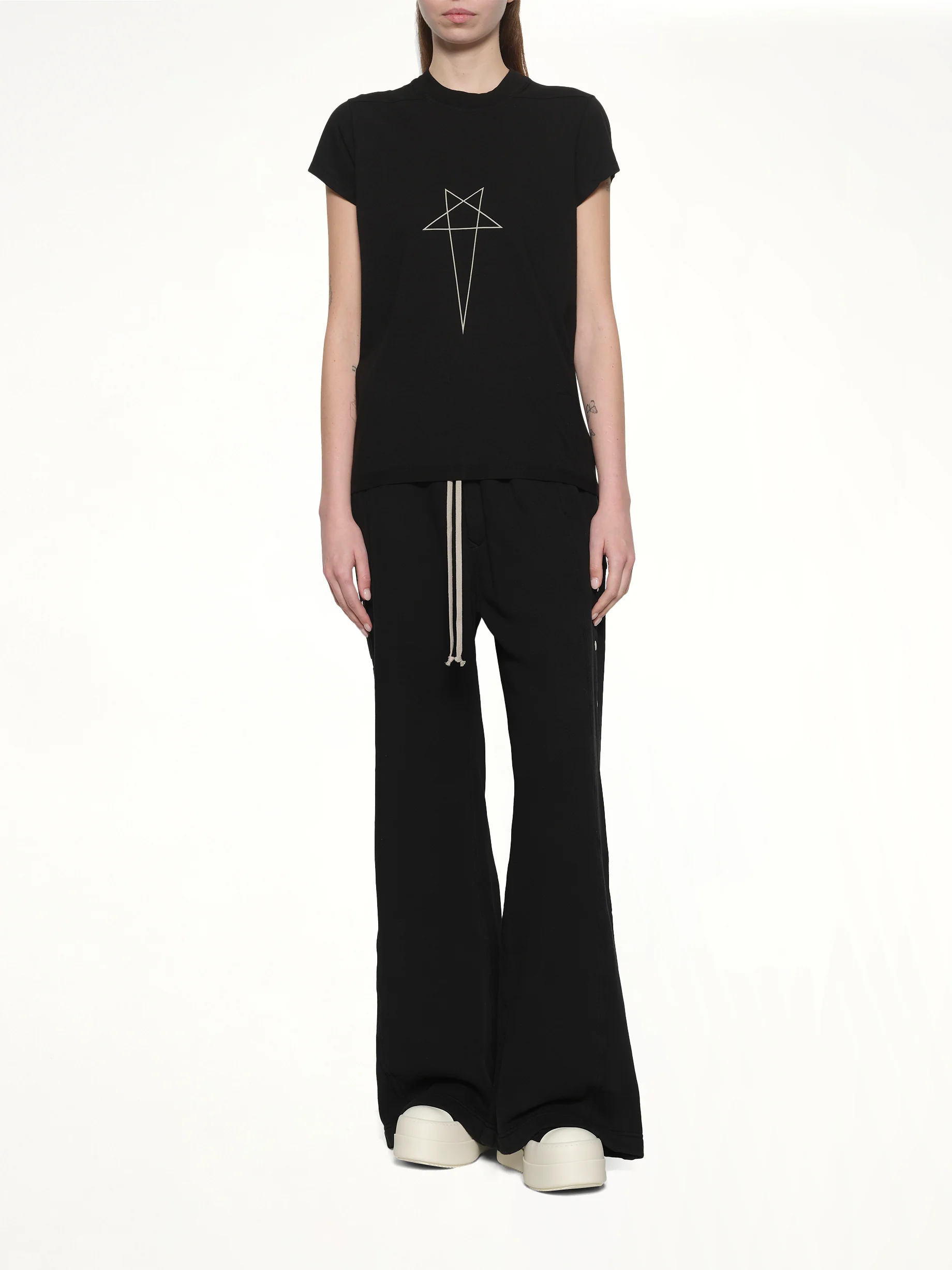 Penta Small Level T-Shirt in Black/Pearl - Image 4