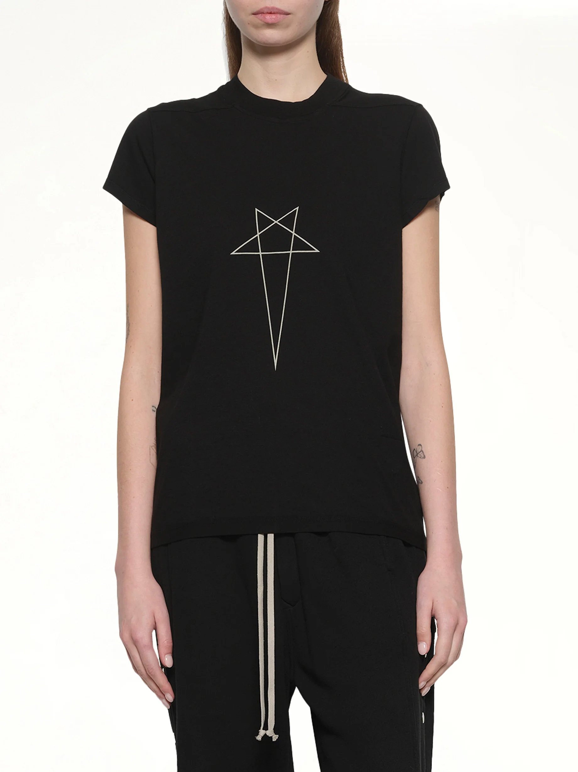 Penta Small Level T-Shirt in Black/Pearl - Image 6