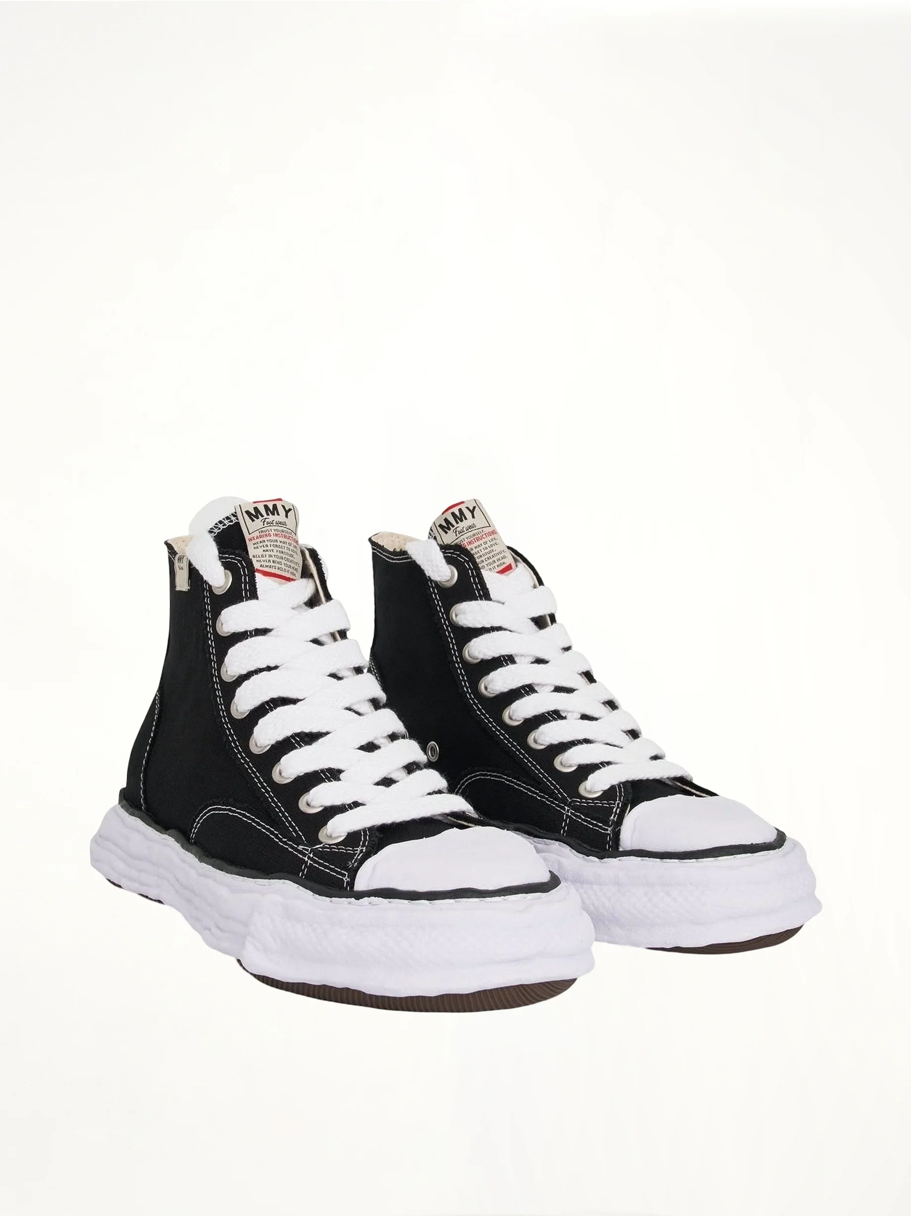 Peterson 23 OG High Sneaker in Black/White - Image 2