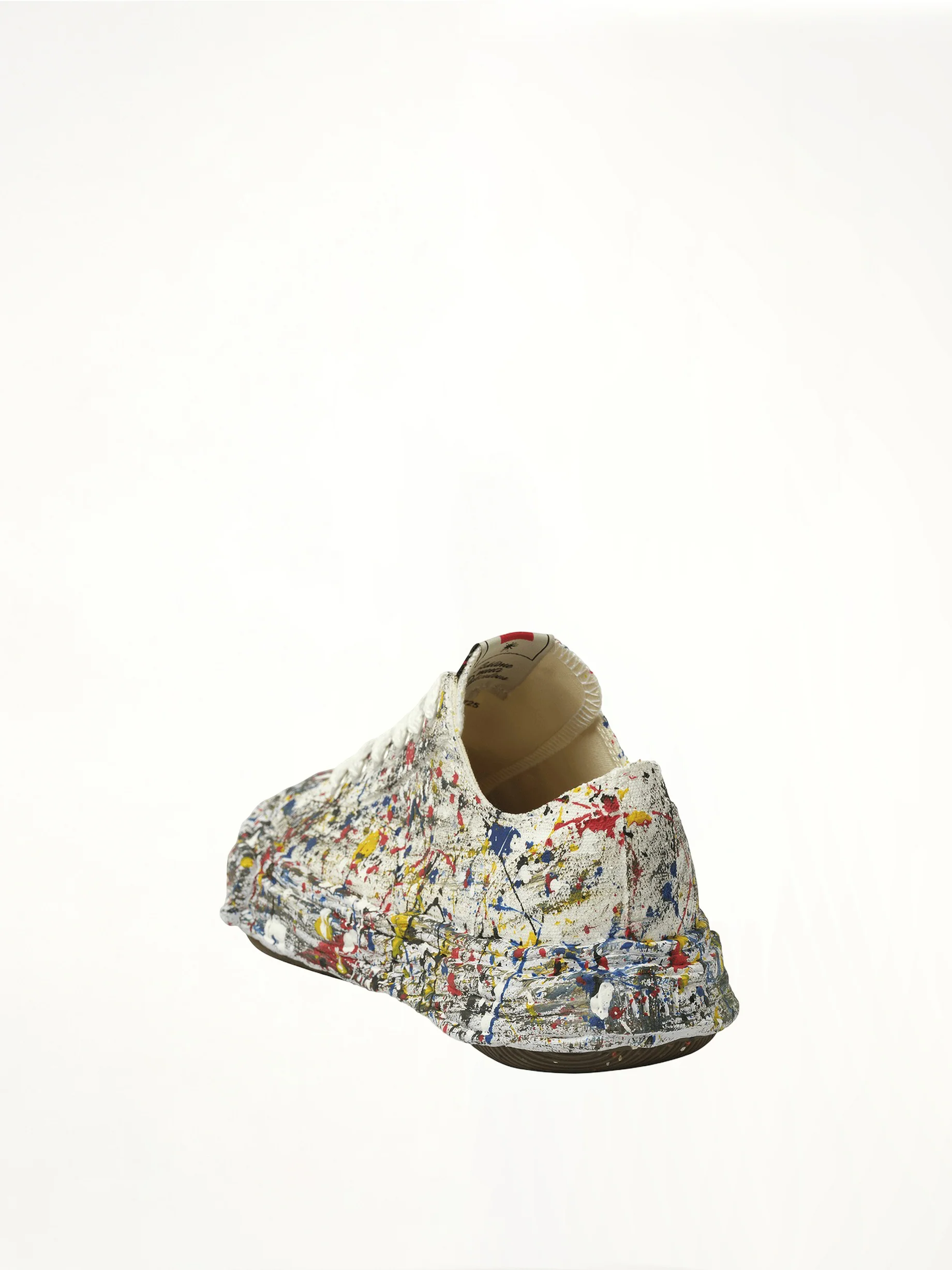 Peterson 23 OG Paint Splatter Sneaker in White - Image 3