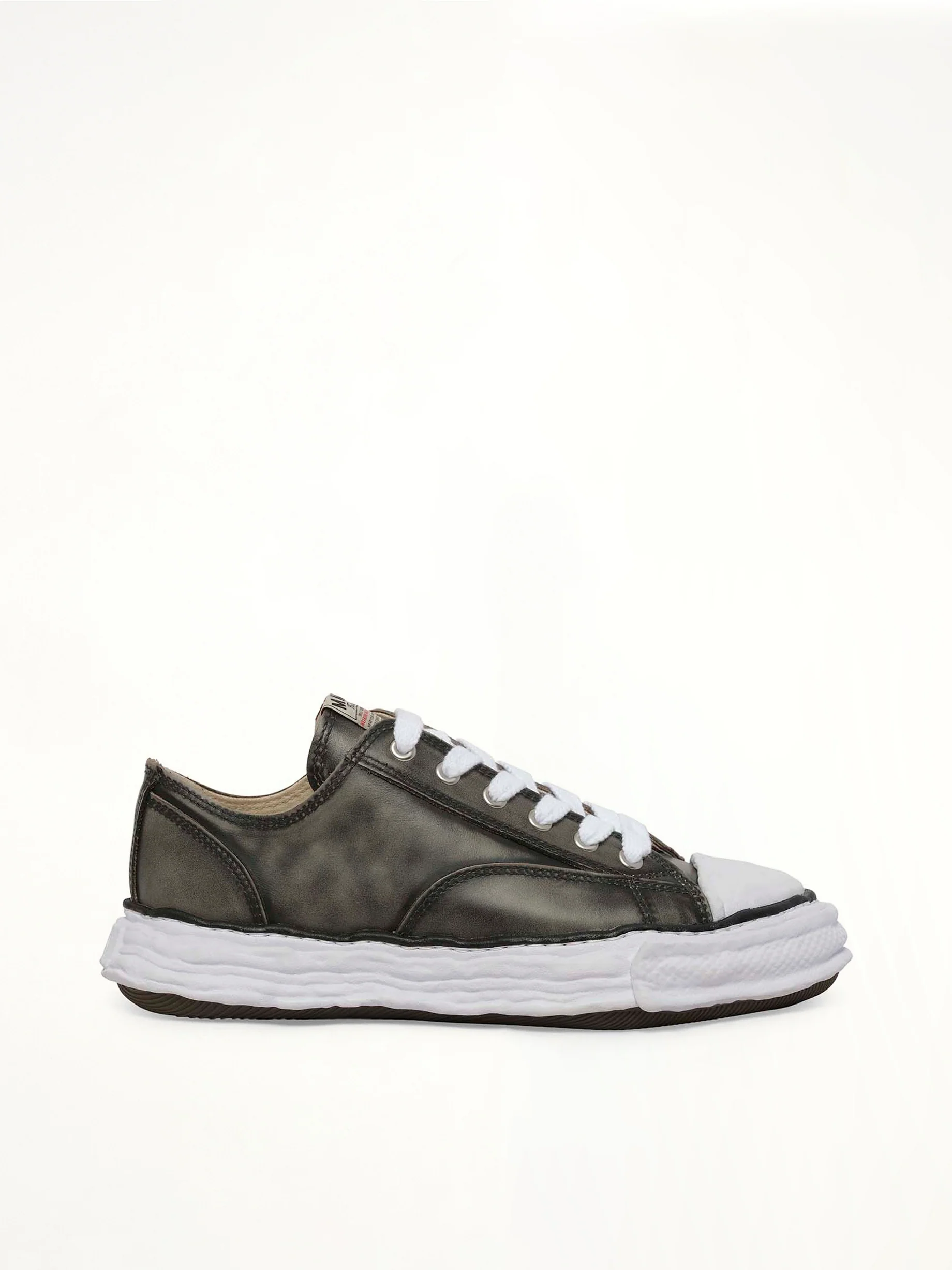 Peterson 23 OG Vintage Leather Sneaker in Black
