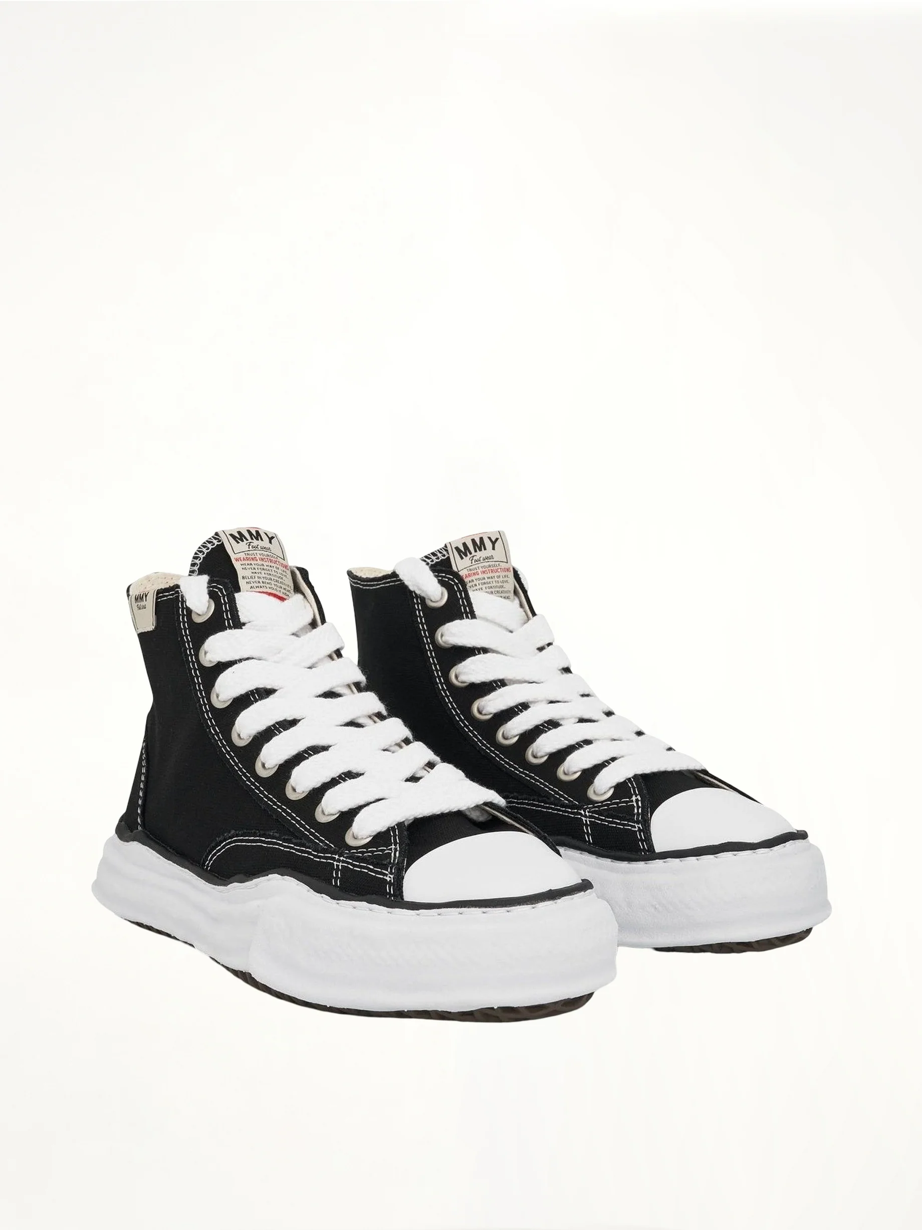 Peterson OG High Sneaker in Black/White - Image 2