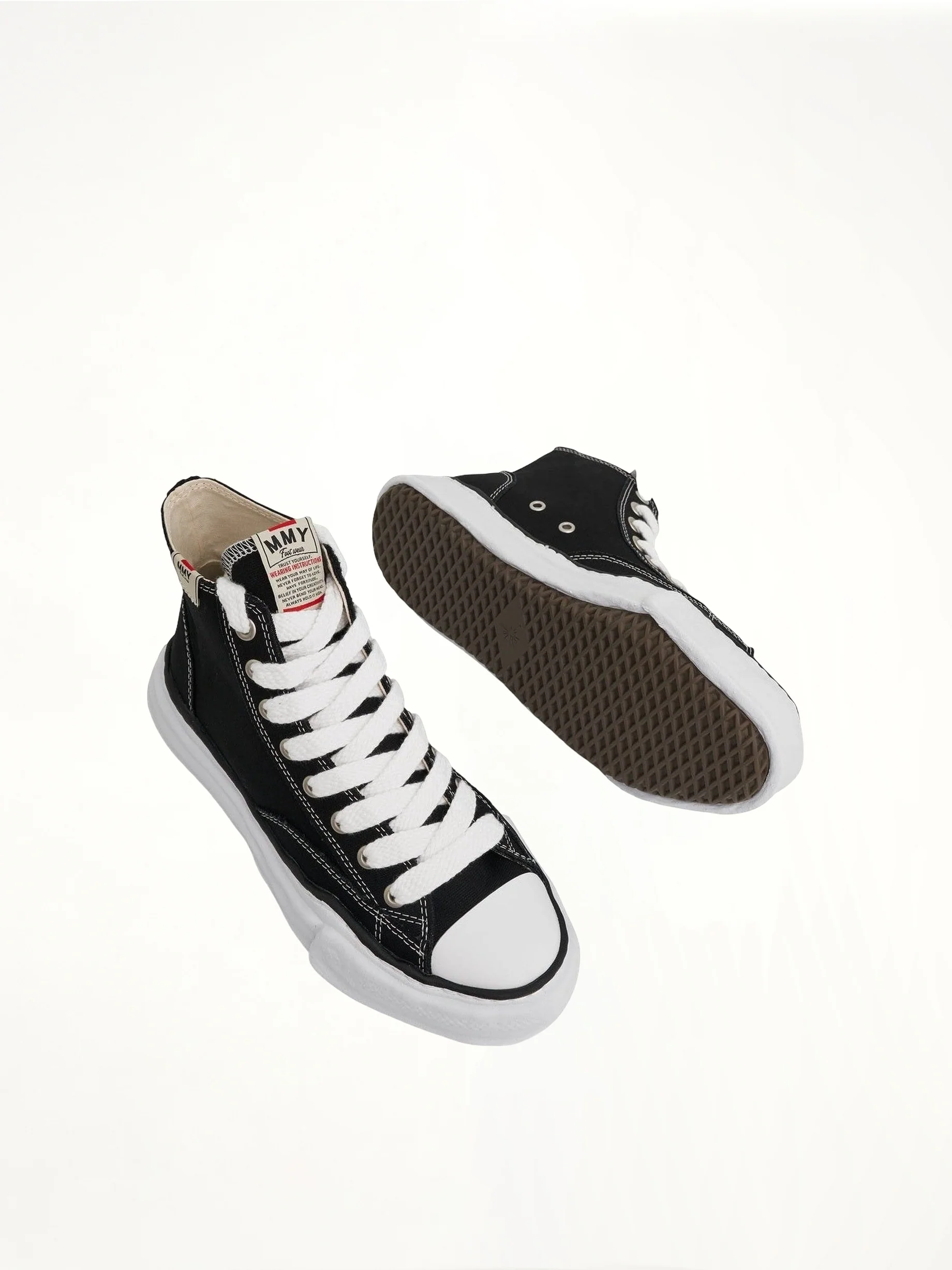 Peterson OG High Sneaker in Black/White - Image 4
