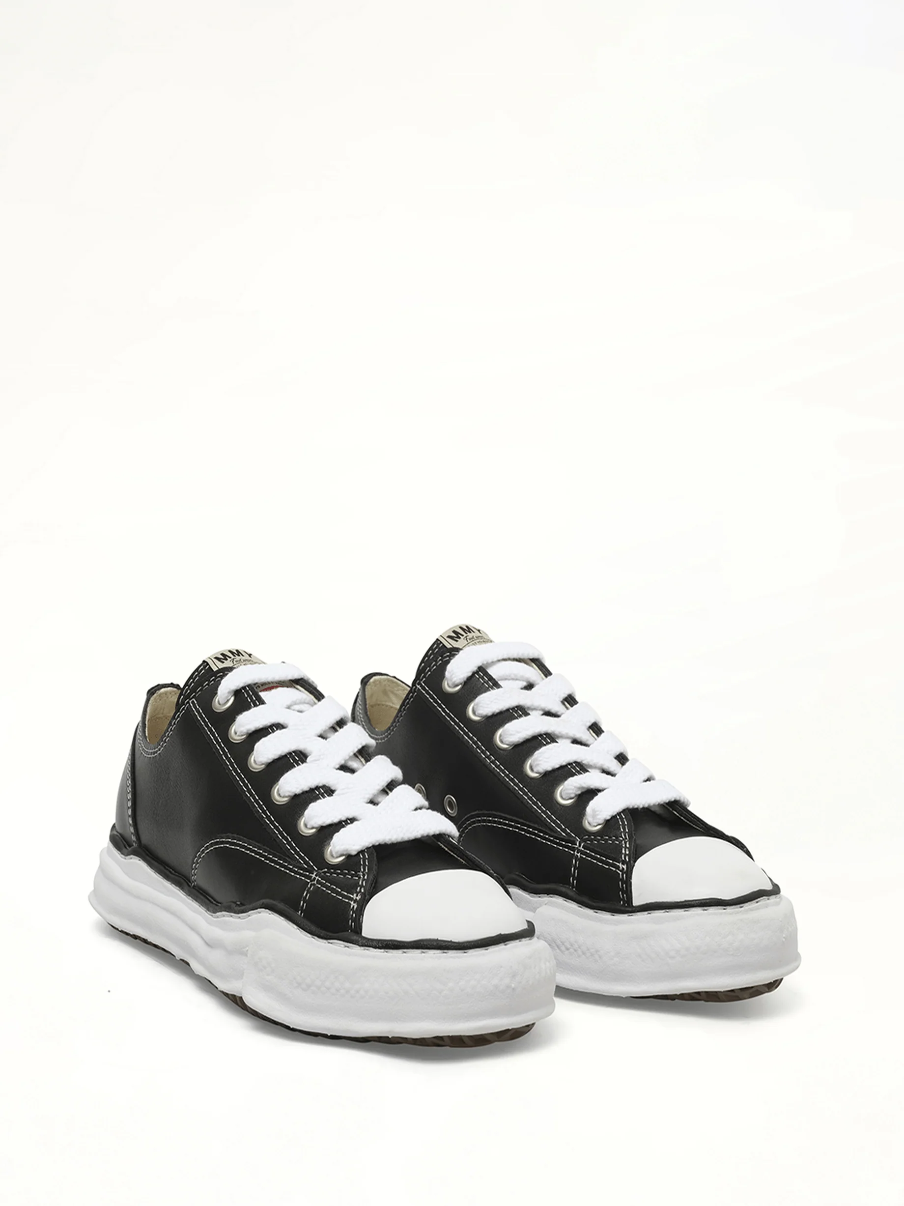 Peterson OG Leather Low Sneaker in Black/White - Image 2