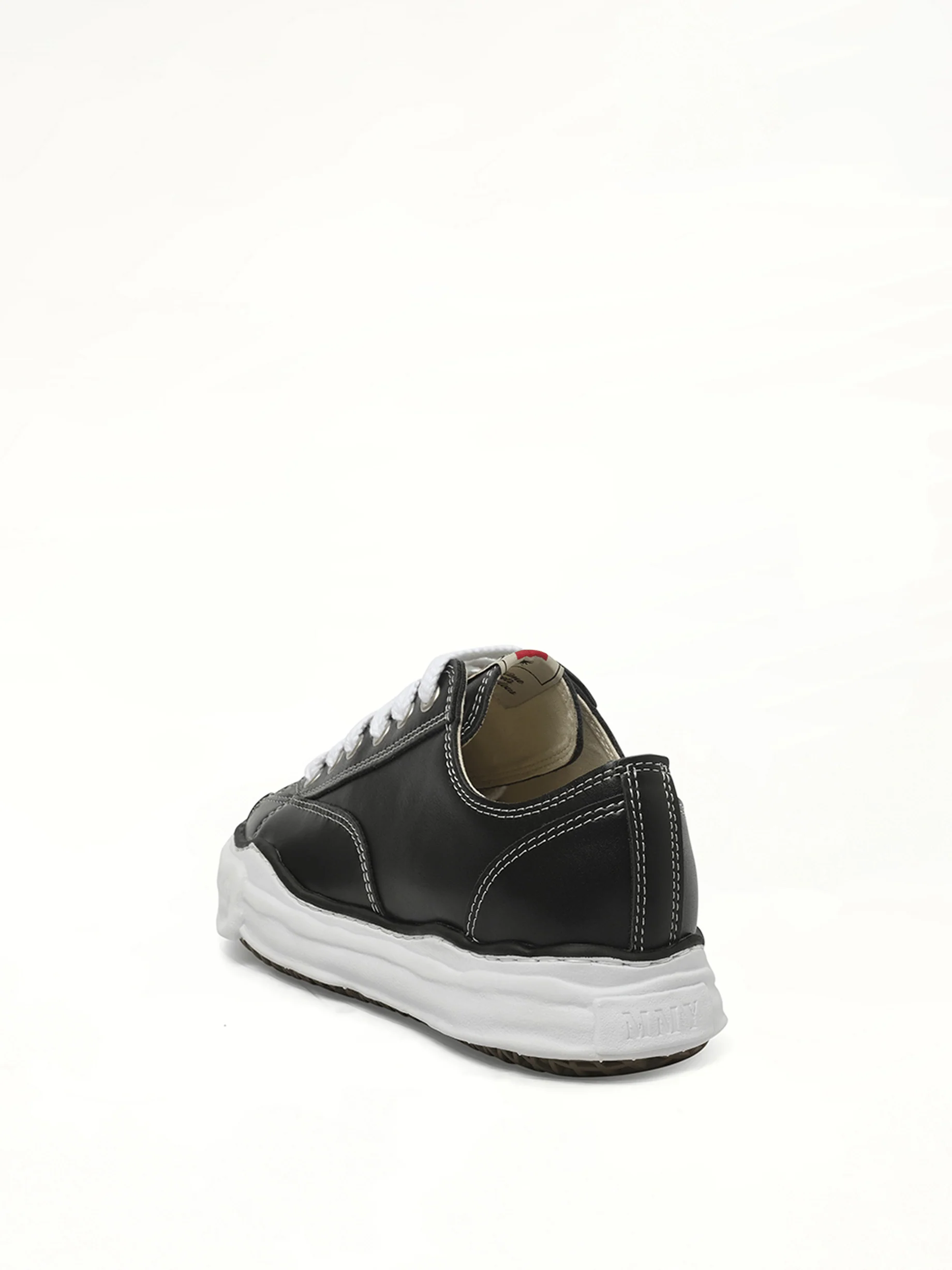 Peterson OG Leather Low Sneaker in Black/White - Image 4