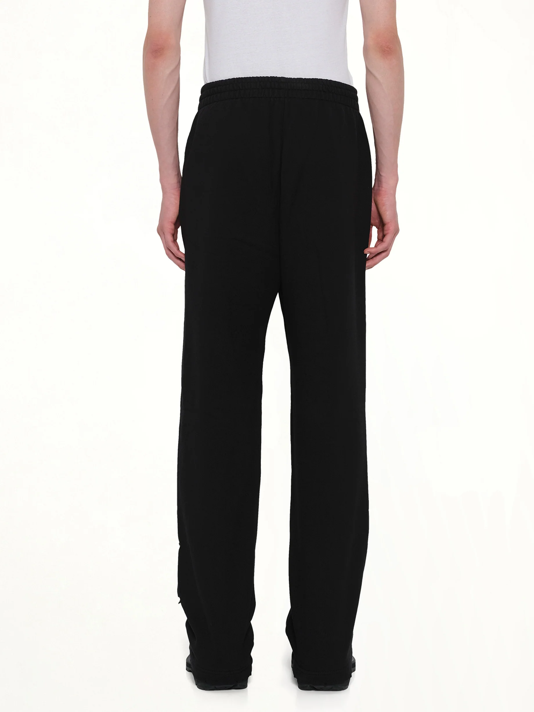 Piercing Detail Sweatpants in Black - Image 5