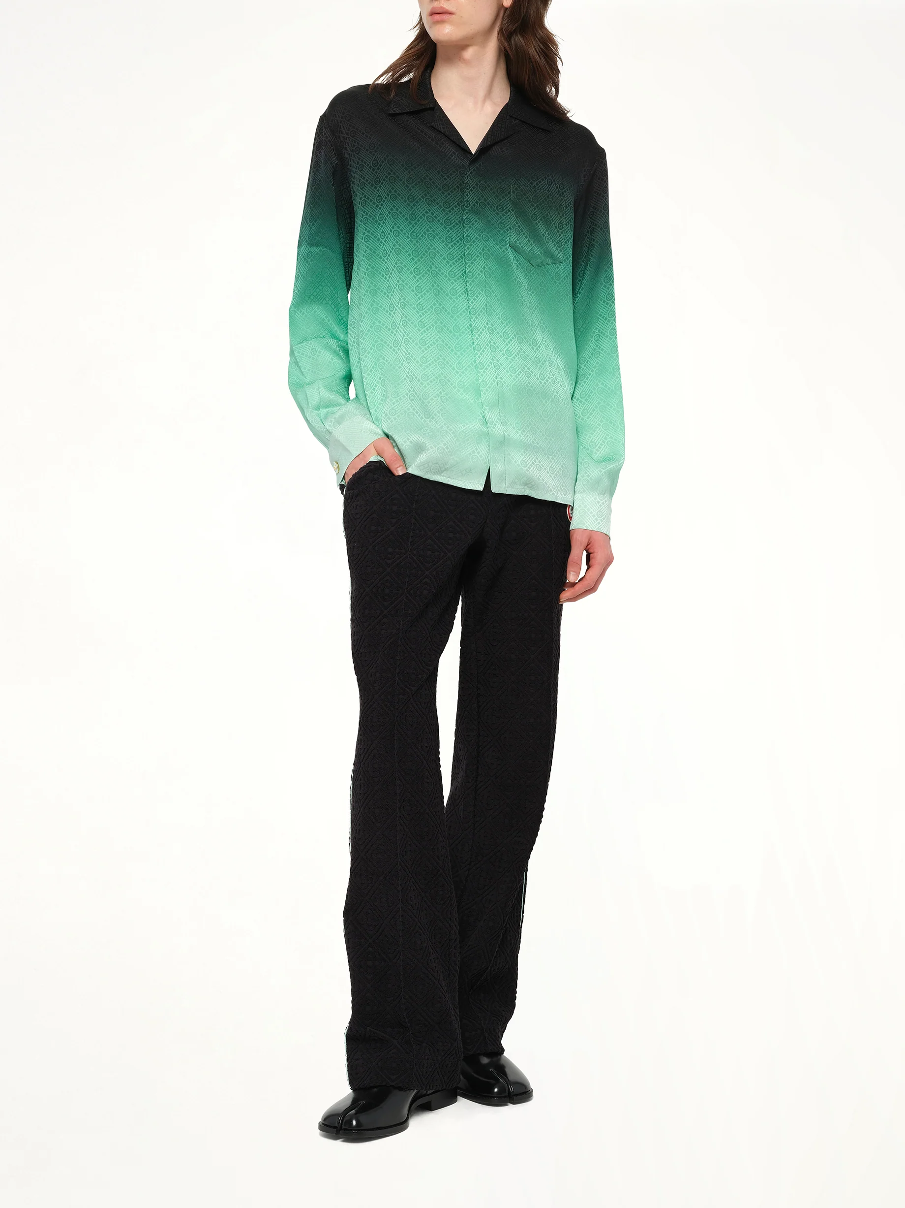 Ping Pong Gradient Shirt in Green - Image 4