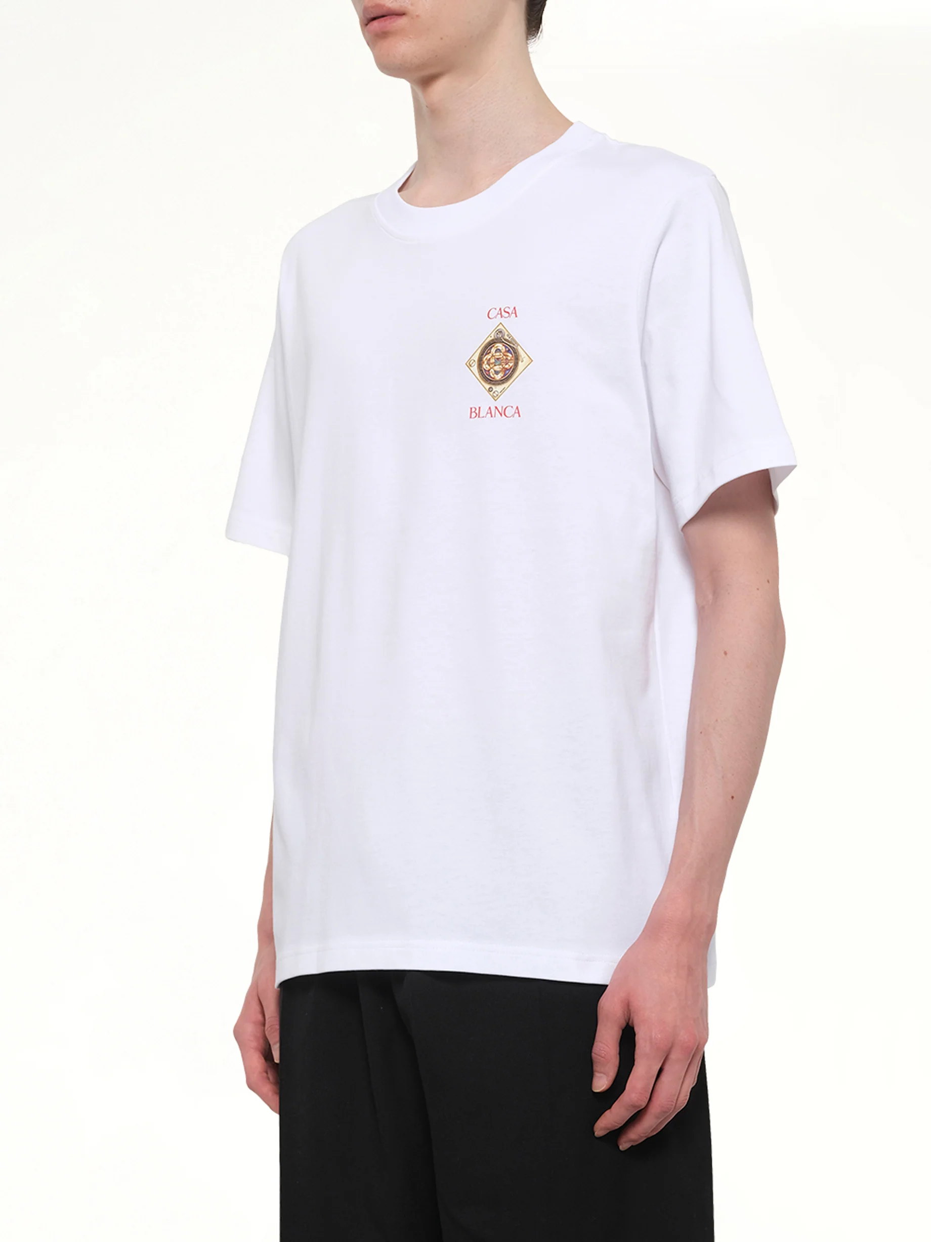 Plafond Orne De Musique Classic T-Shirt in White - Image 3