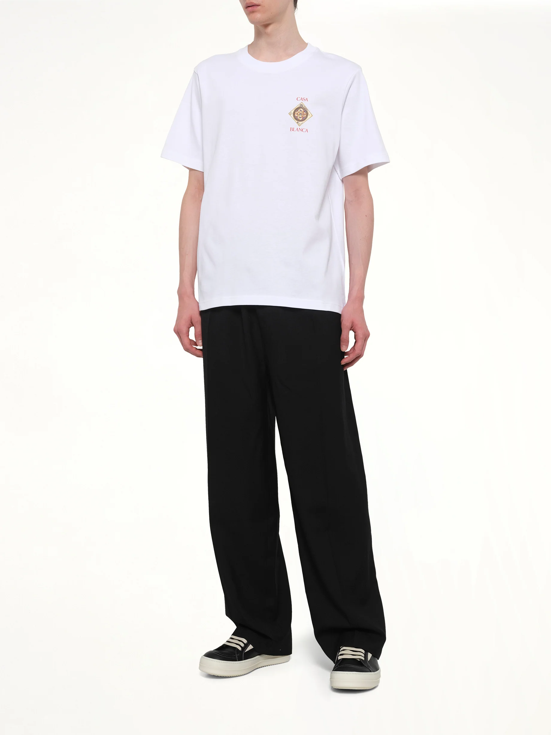 Plafond Orne De Musique Classic T-Shirt in White - Image 4
