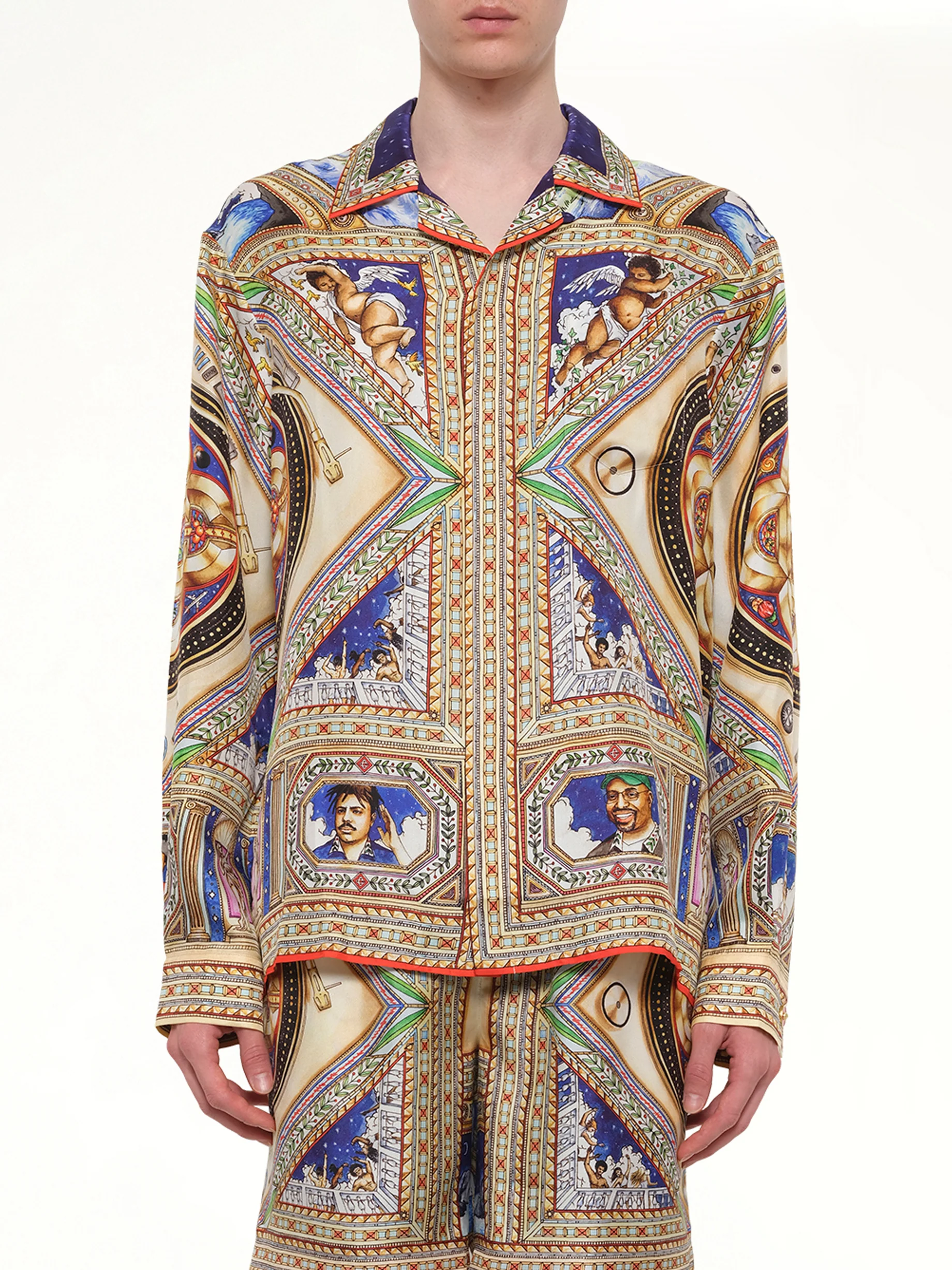 Plafond Orne De Musique LS Shirt in Multicolour