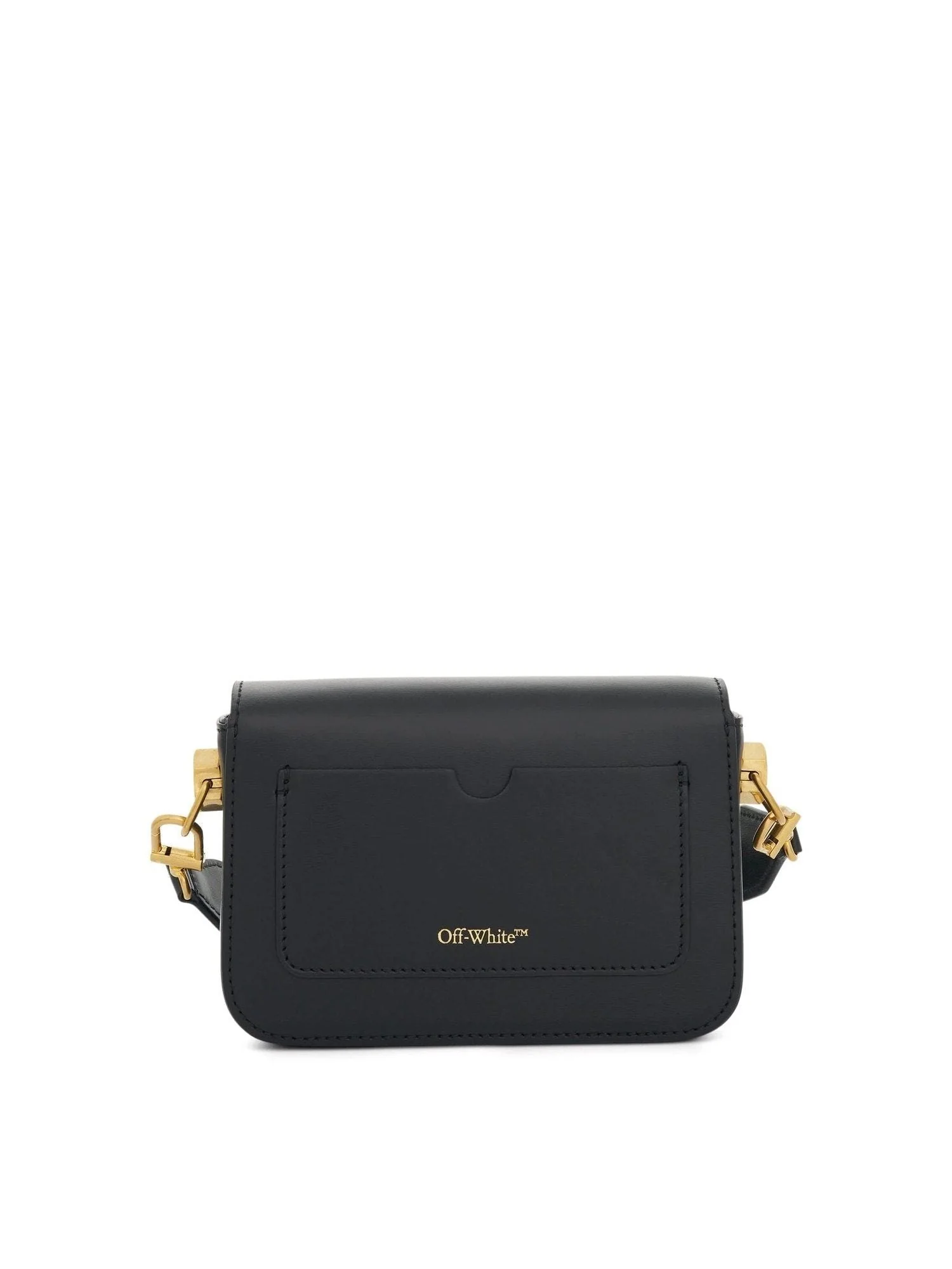 Plain Small Binder Shoulder Bag in Black - Image 5