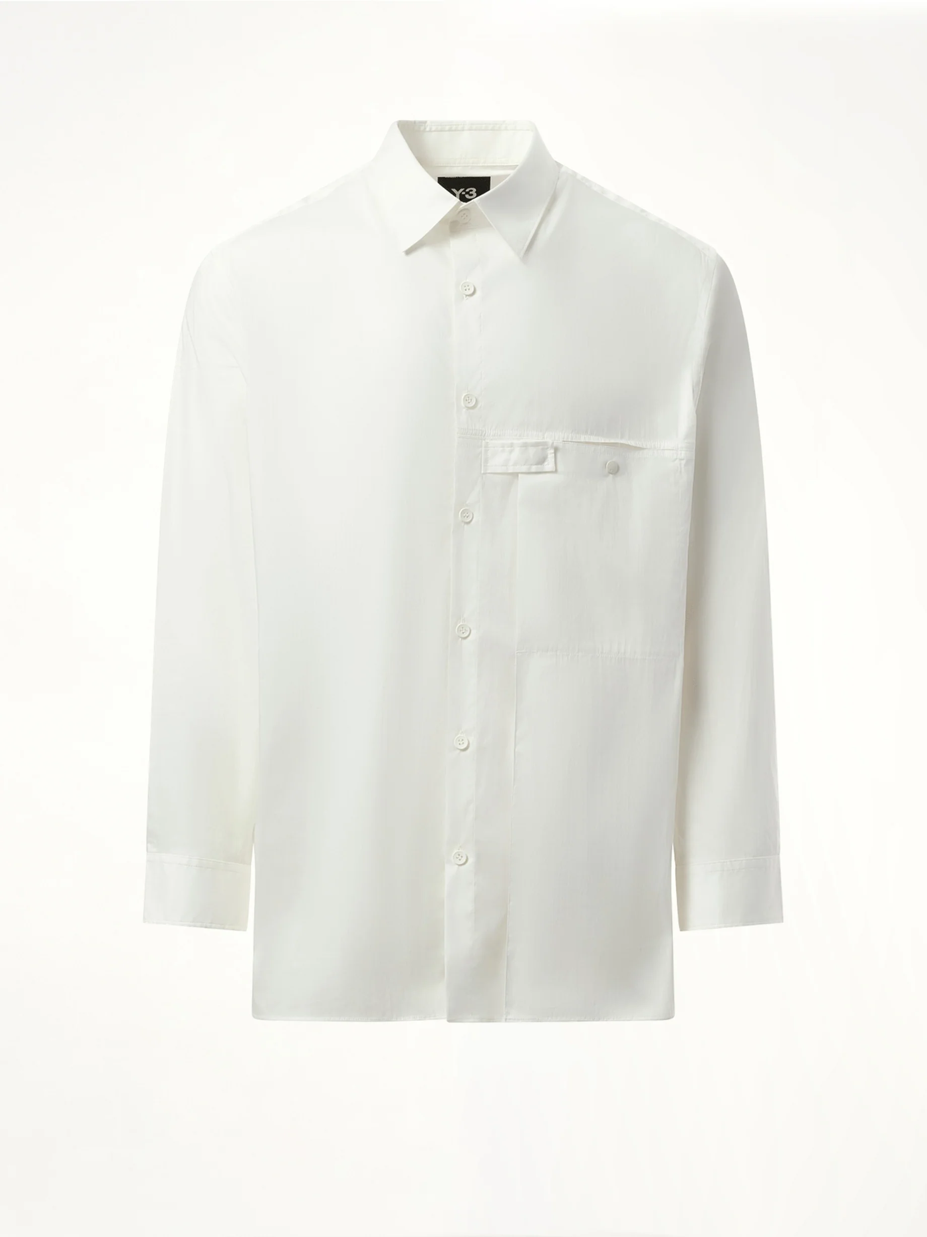 Pleat Pocket Shirt in White - Image 2