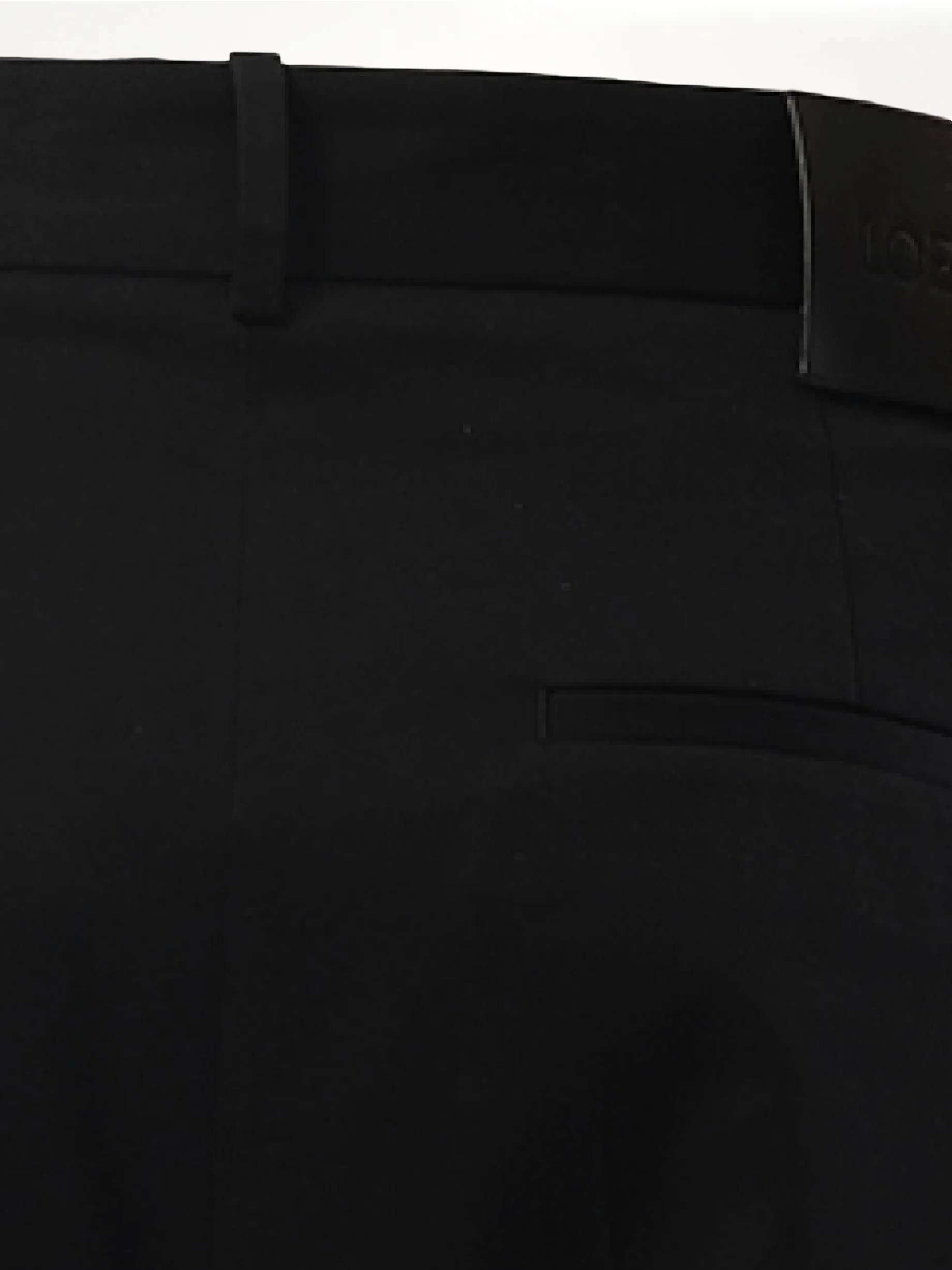 Pleated Trouser in Black - Image 3