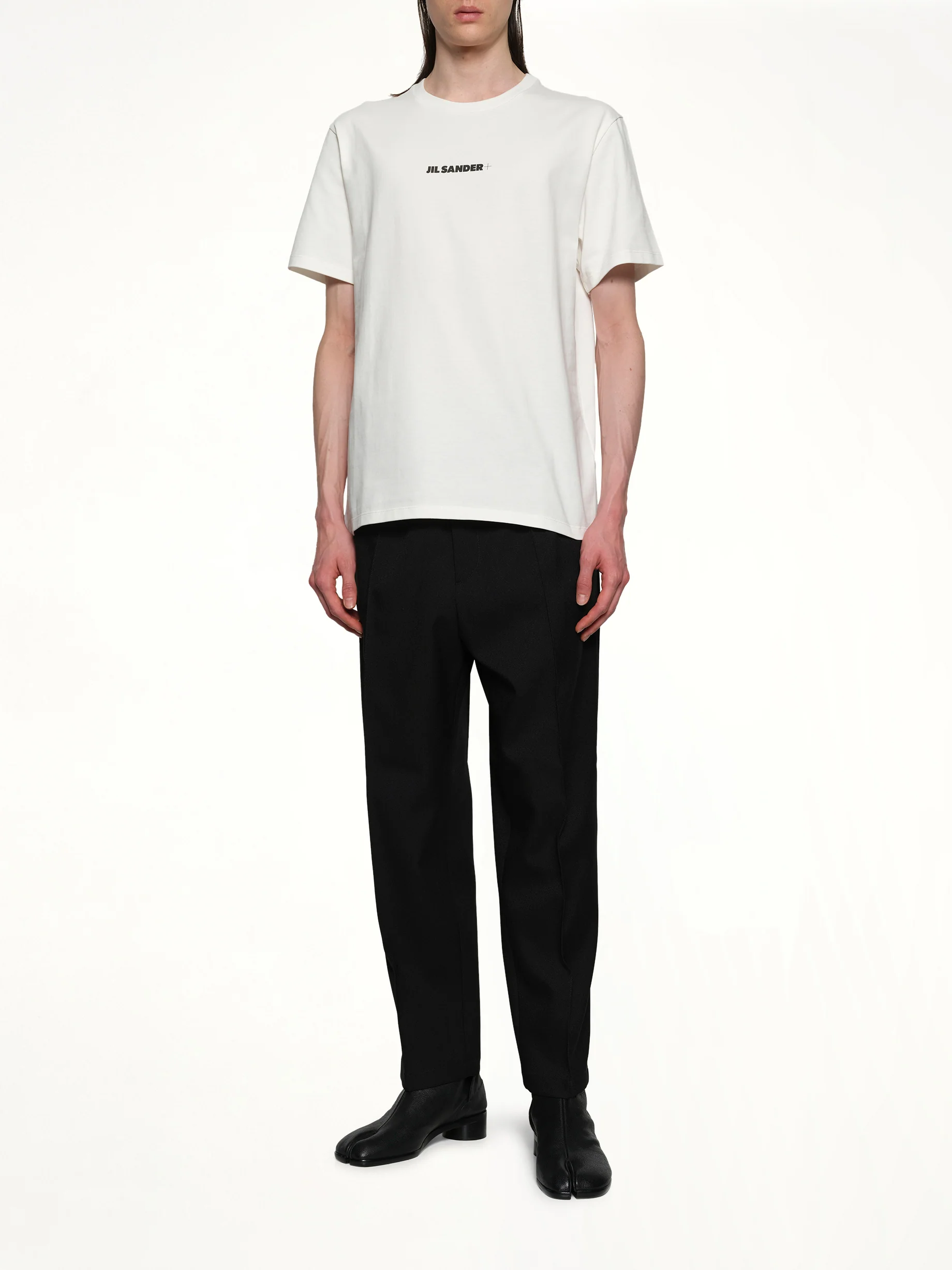 Plus Logo T-Shirt in Porcelain - Image 5