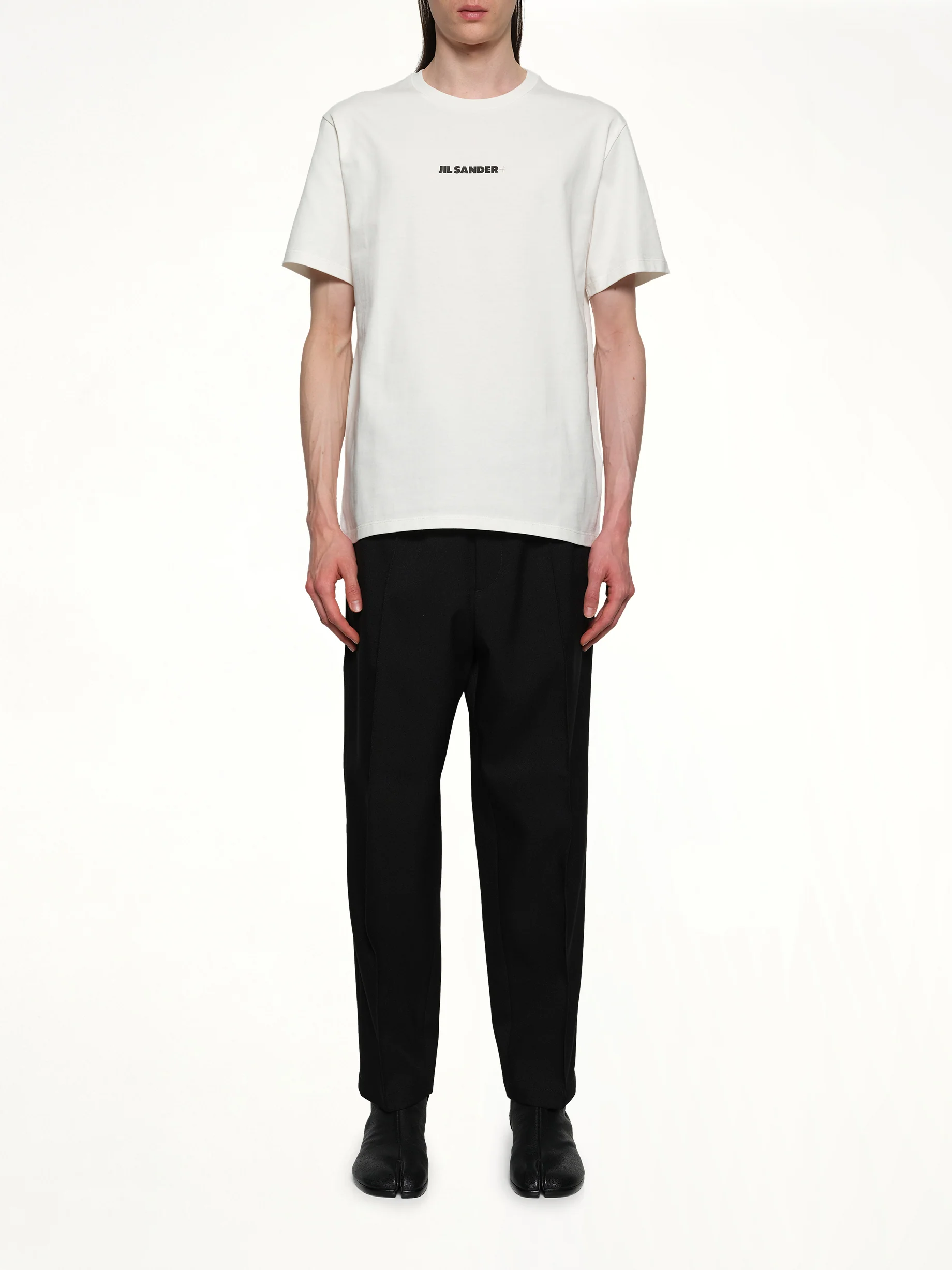 Plus Logo T-Shirt in Porcelain - Image 7