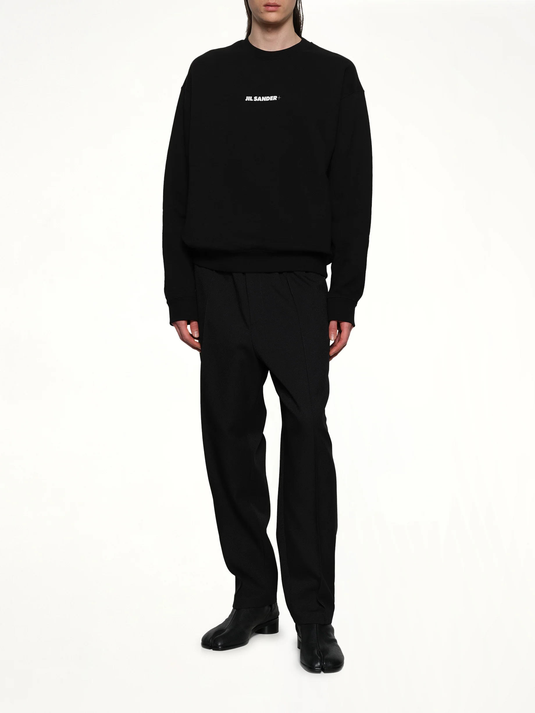 Plus Sweatshirt in Black - Image 4