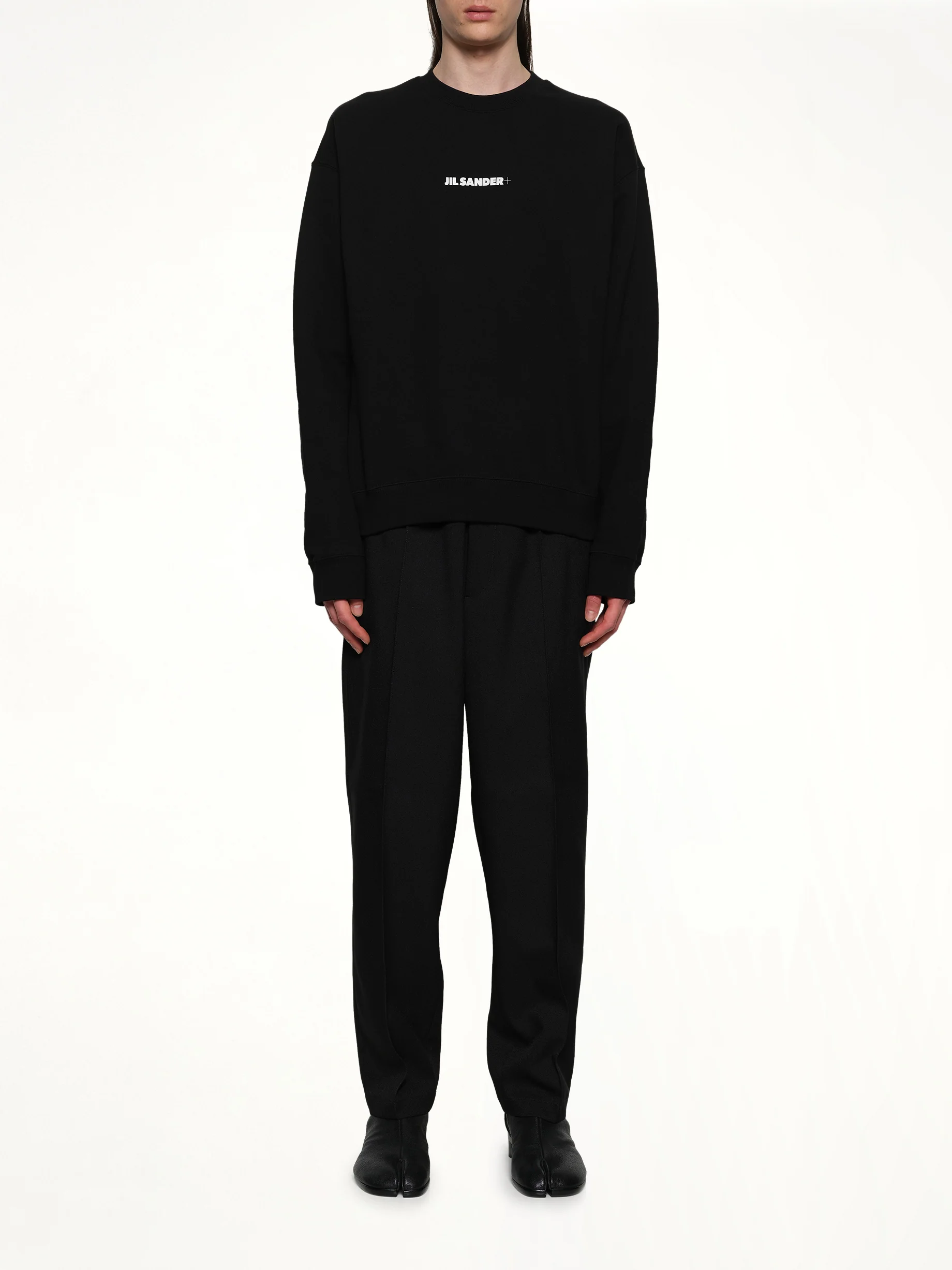 Plus Sweatshirt in Black - Image 7