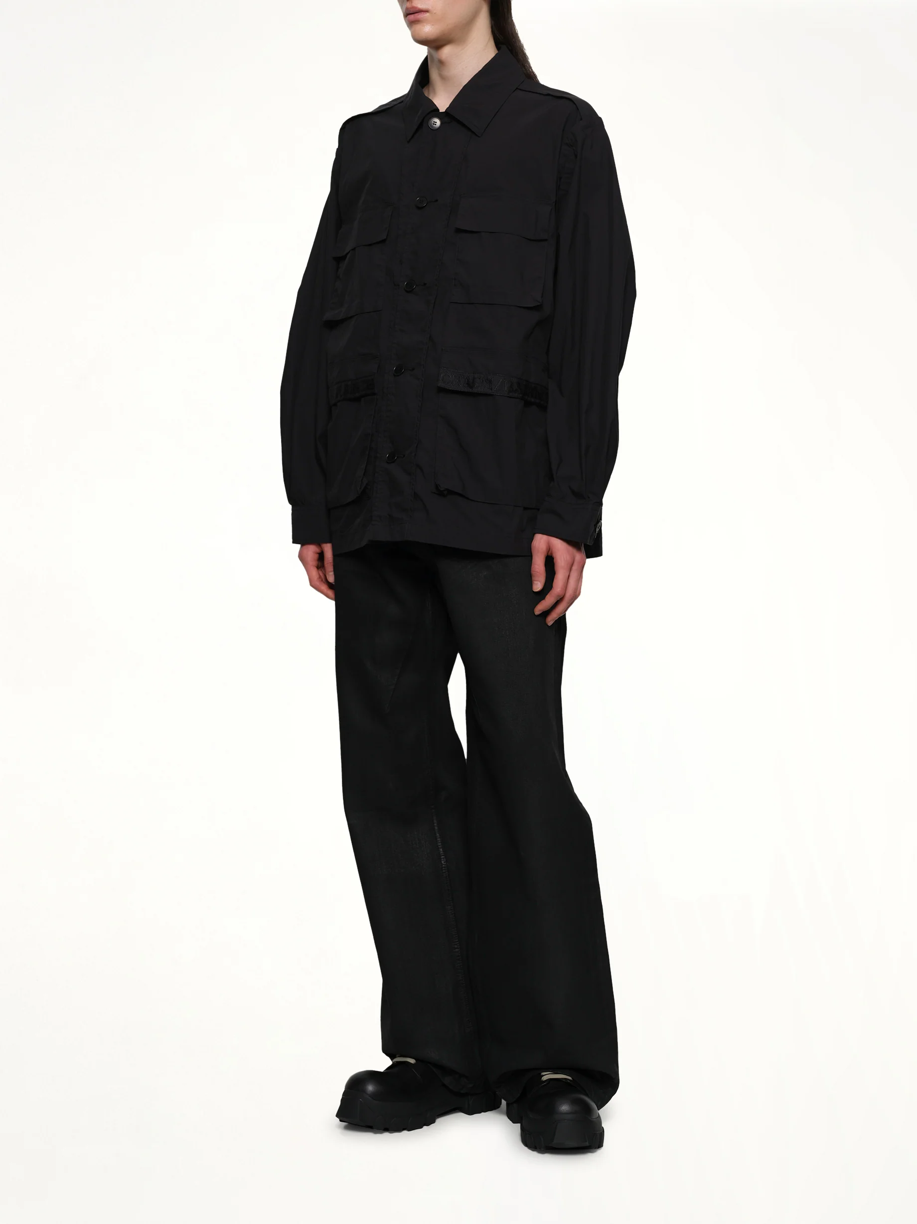 Pocket Shirt in Black - Image 4