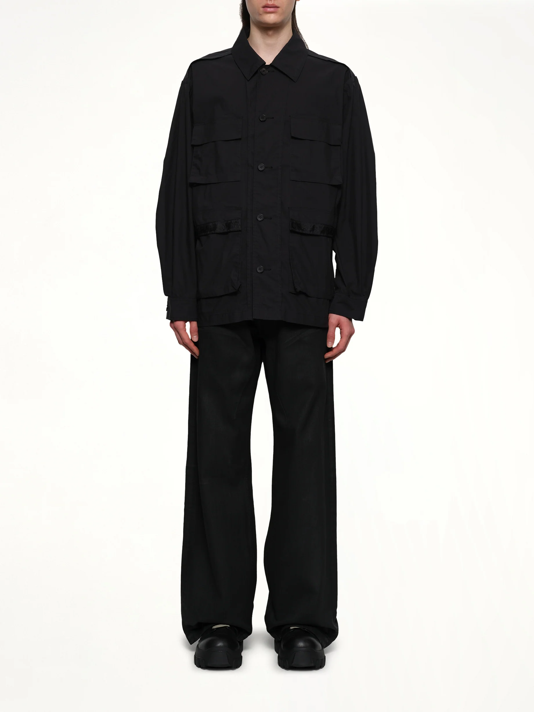 Pocket Shirt in Black - Image 7