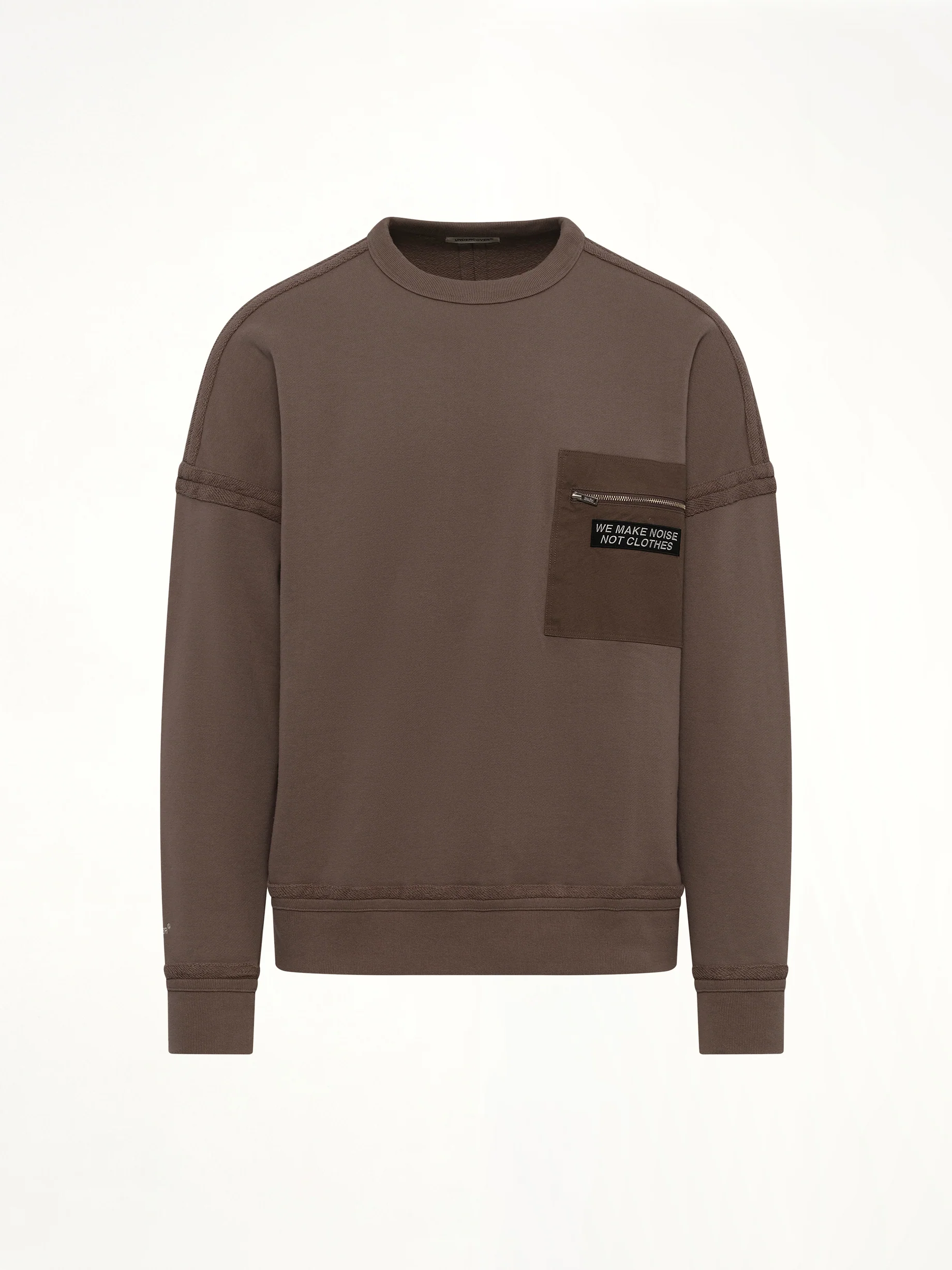 Pocket Sweatshirt in Gray Beige - Image 2