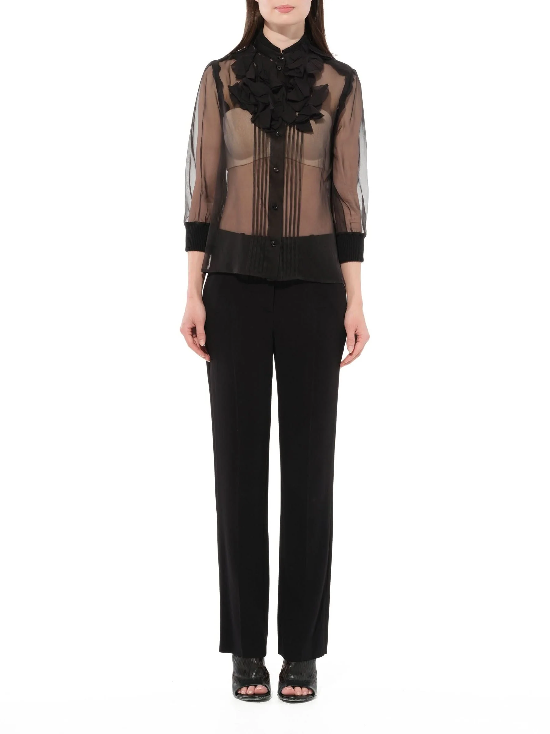 Podium Blouse in Black - Image 4