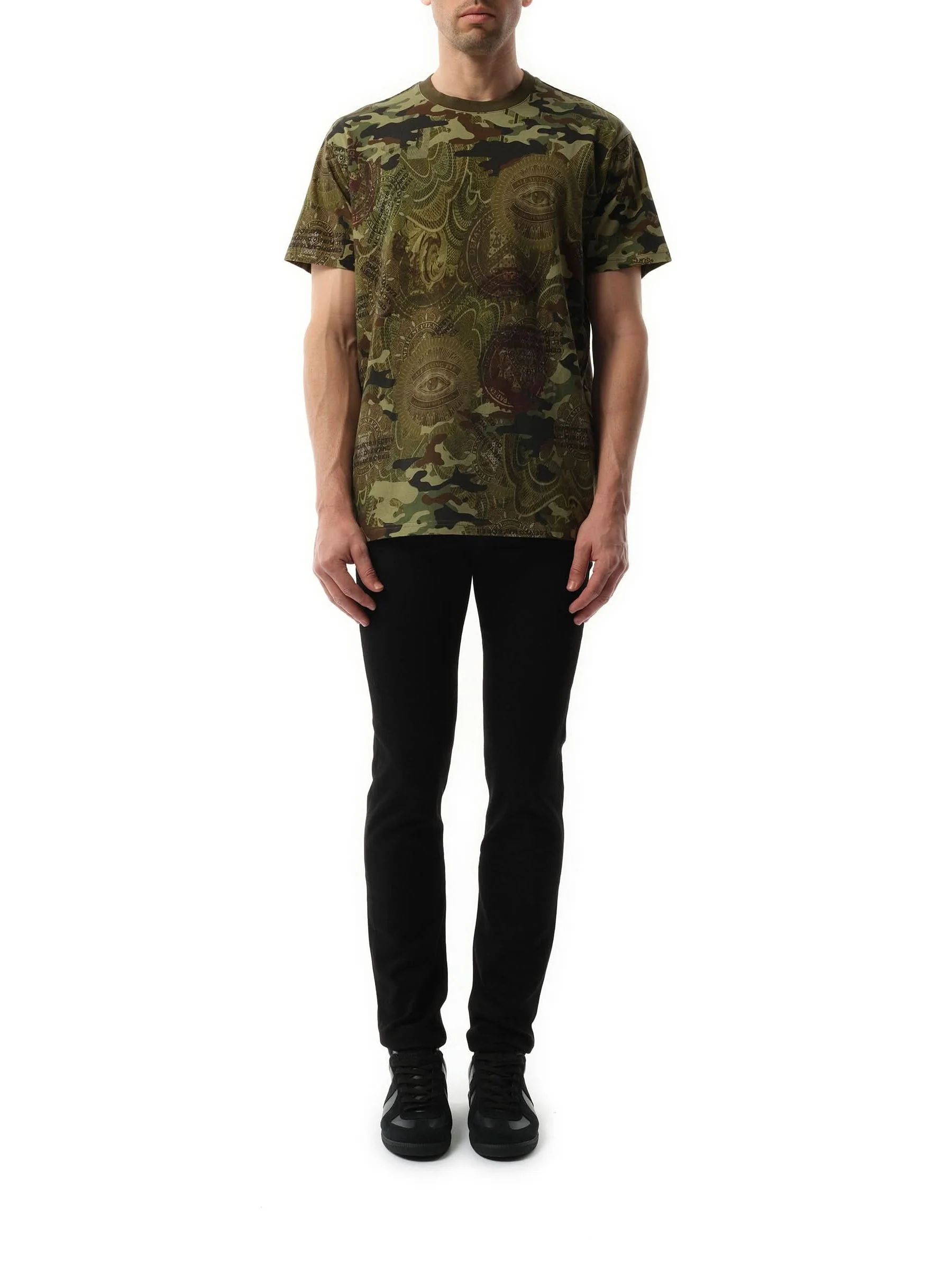Podium Dollar T-Shirt in Khaki - Image 4