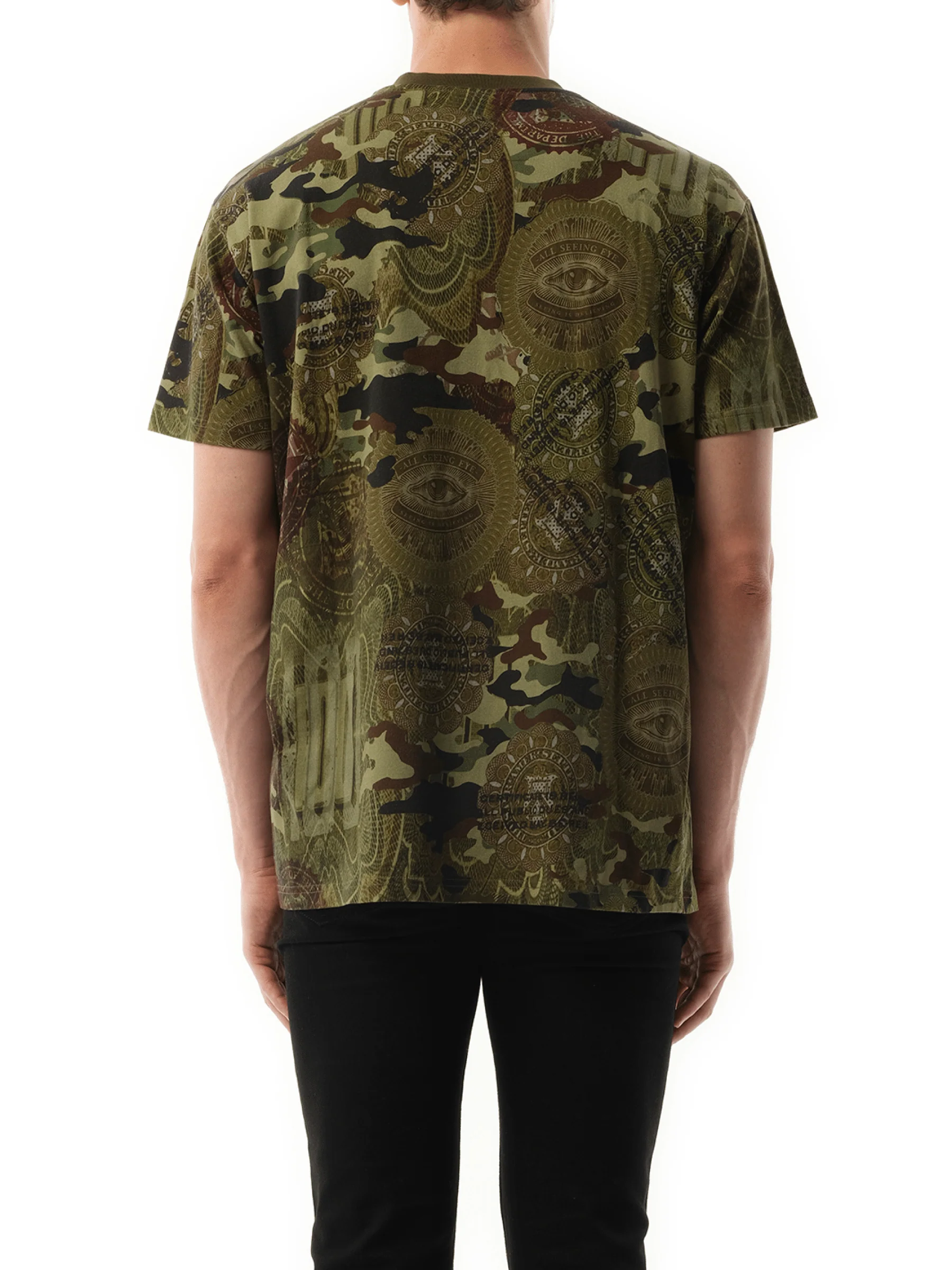 Podium Dollar T-Shirt in Khaki - Image 6