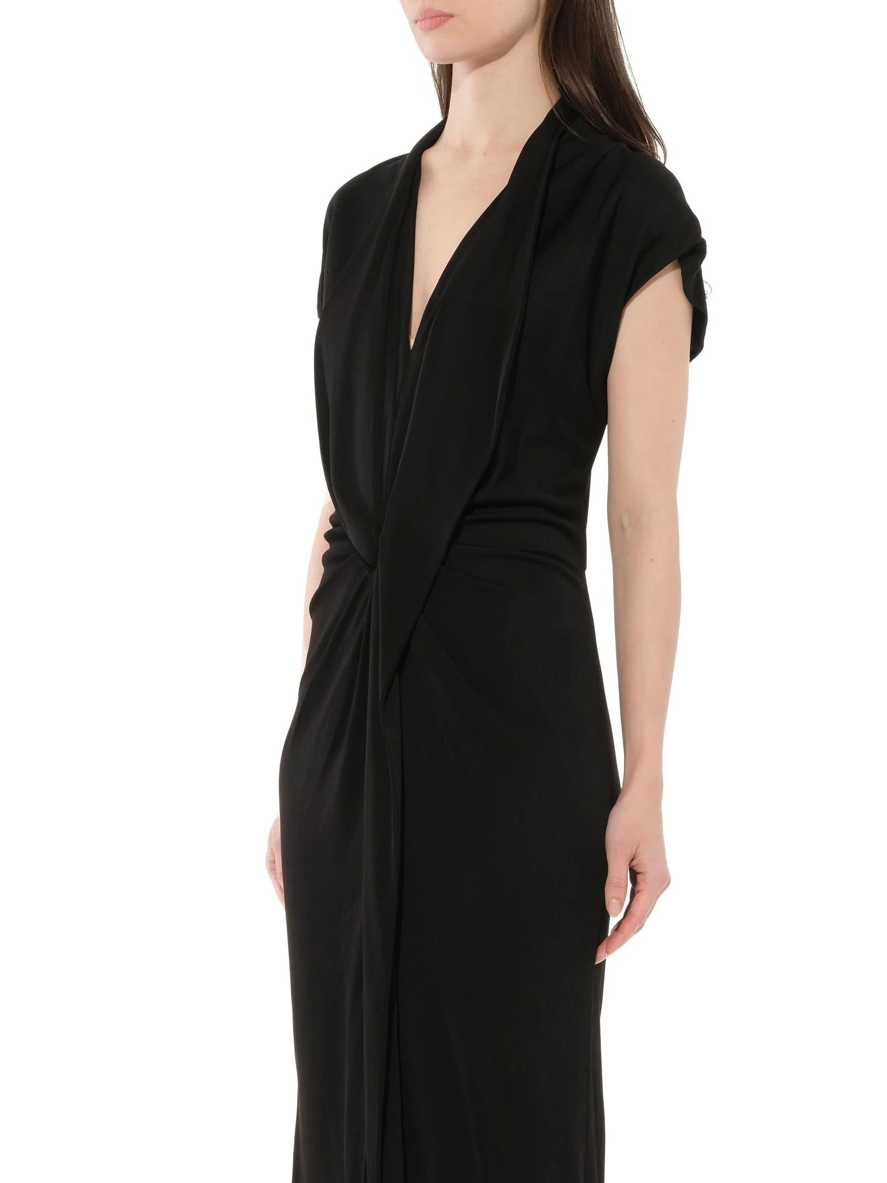 Podium Long Dress in Black - Image 5