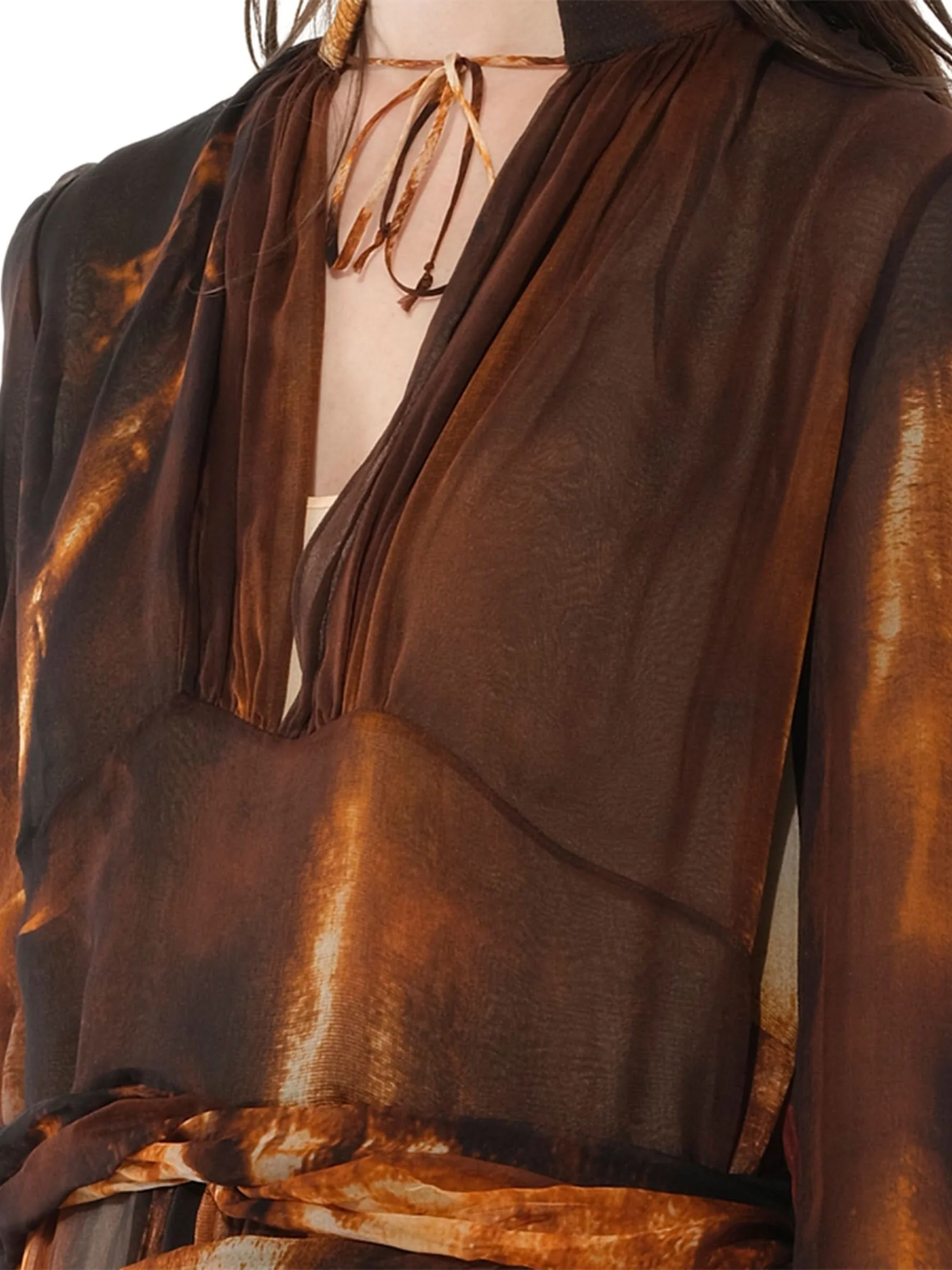 Podium Fire Print Dress - Image 2
