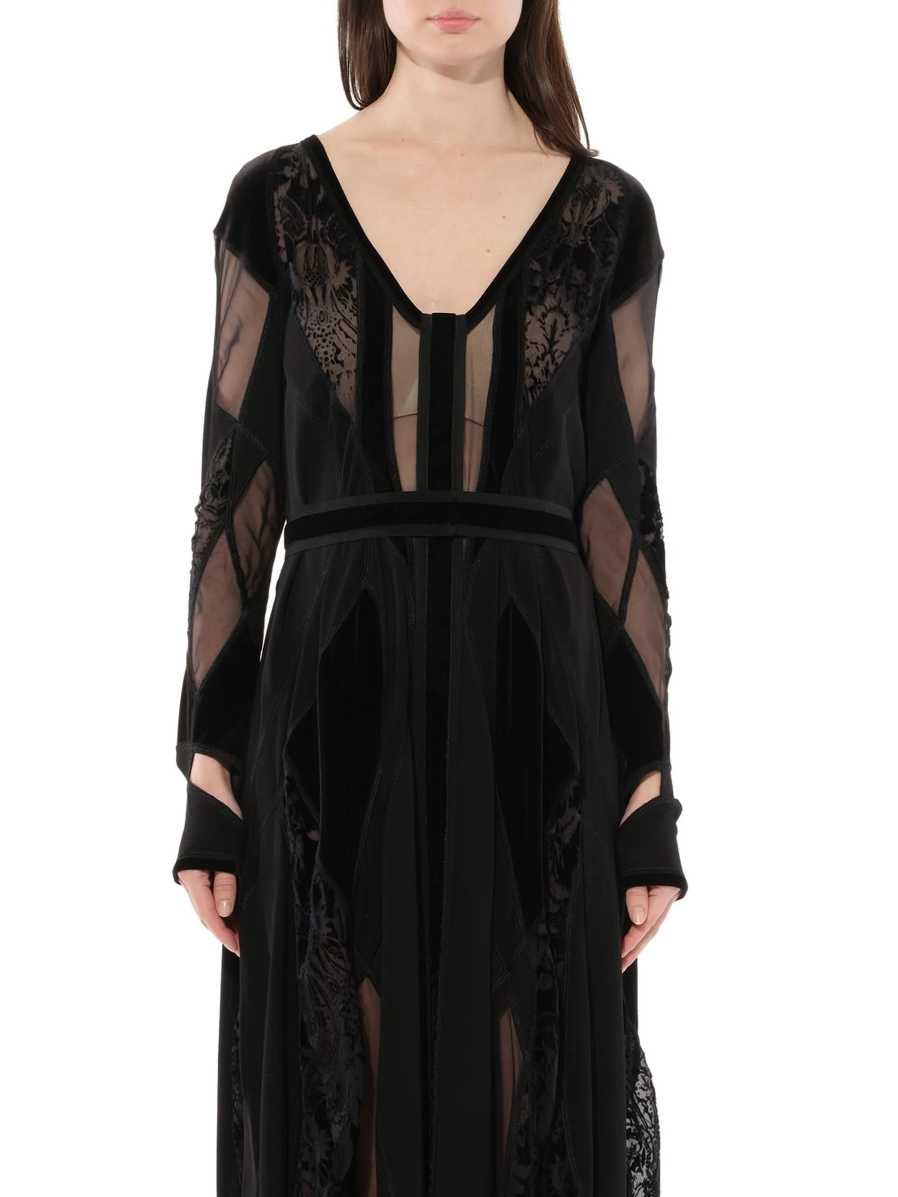 Podium Long Dress in Black