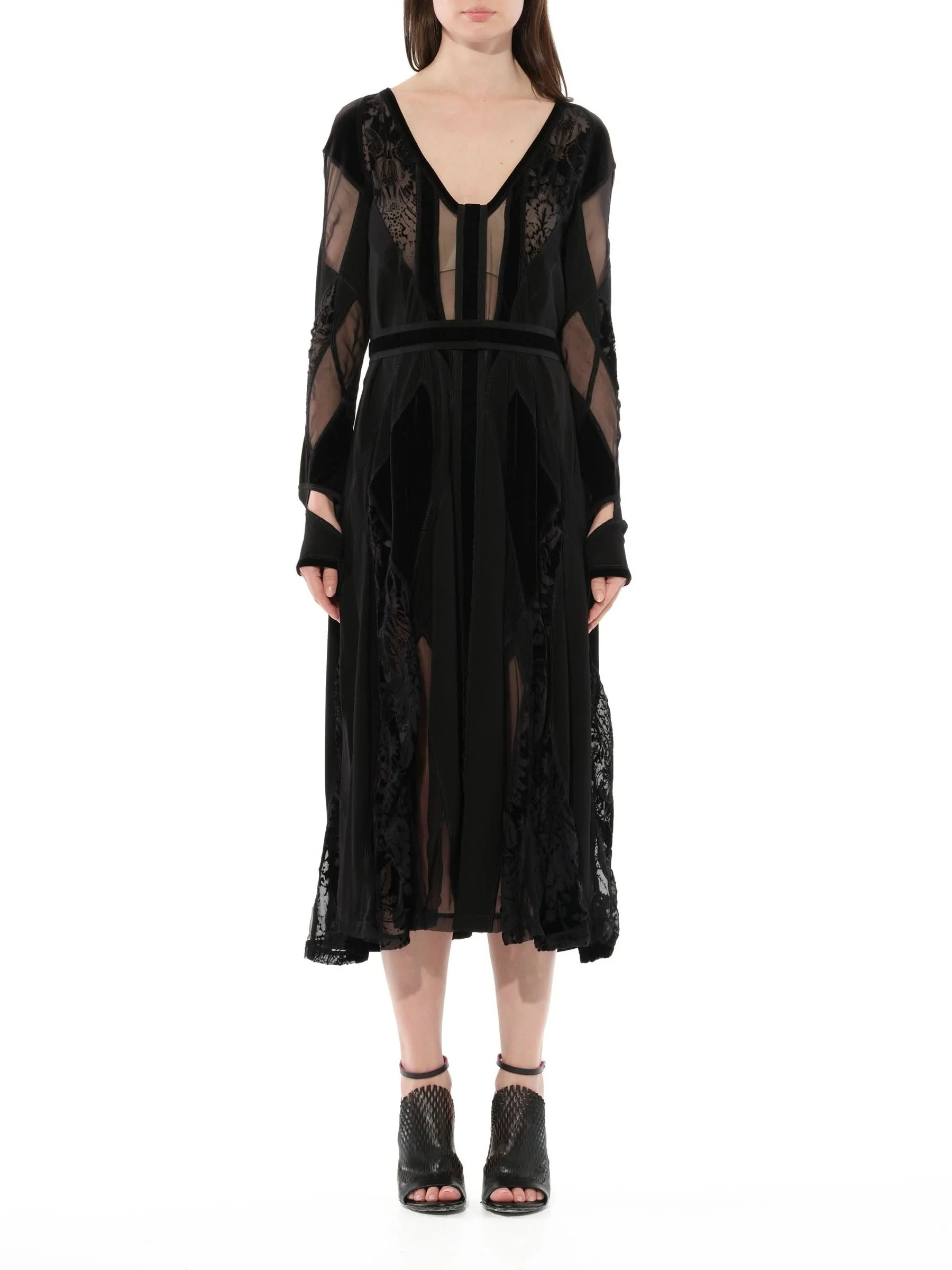 Podium Long Dress in Black - Image 4
