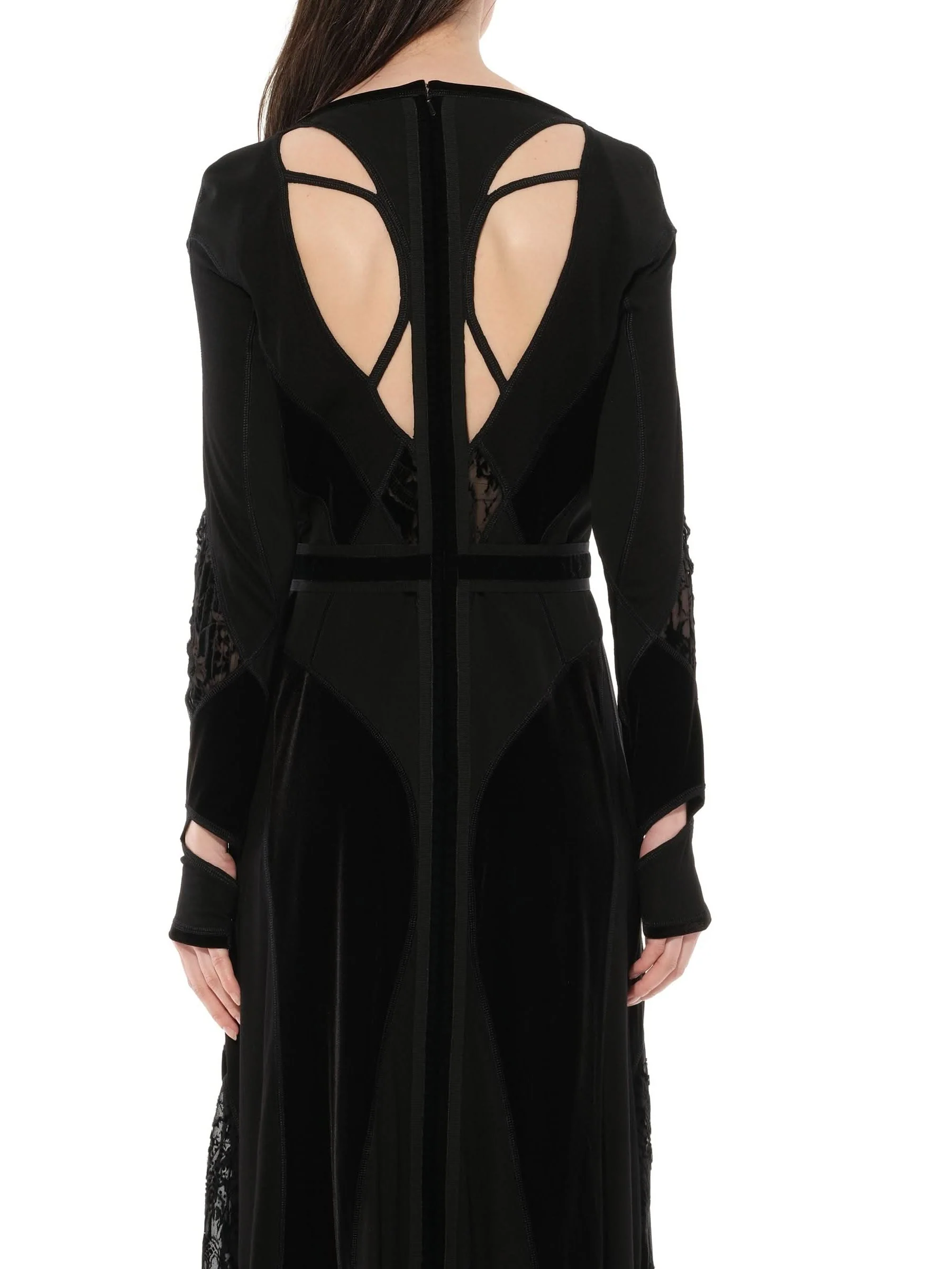 Podium Long Dress in Black - Image 6