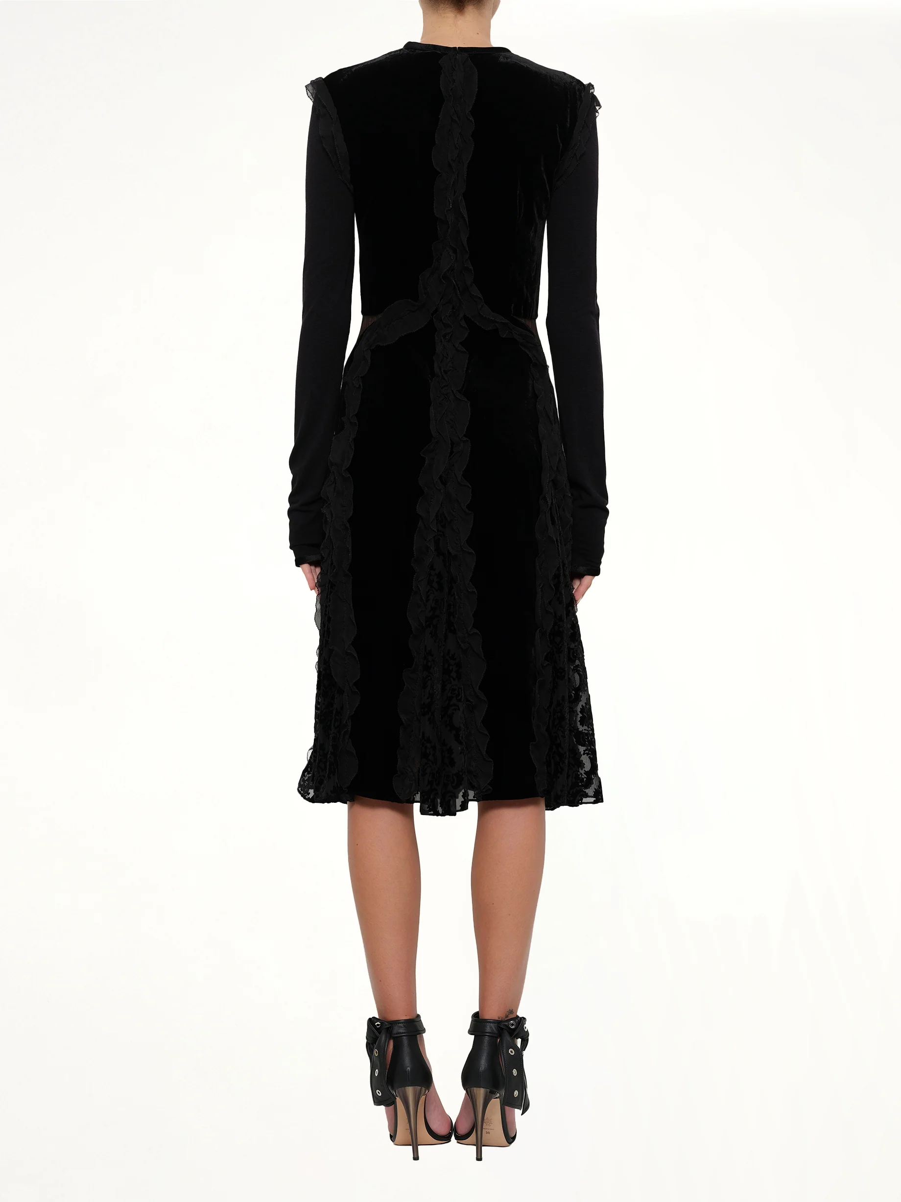 Podium Long Dress in Black - Image 4