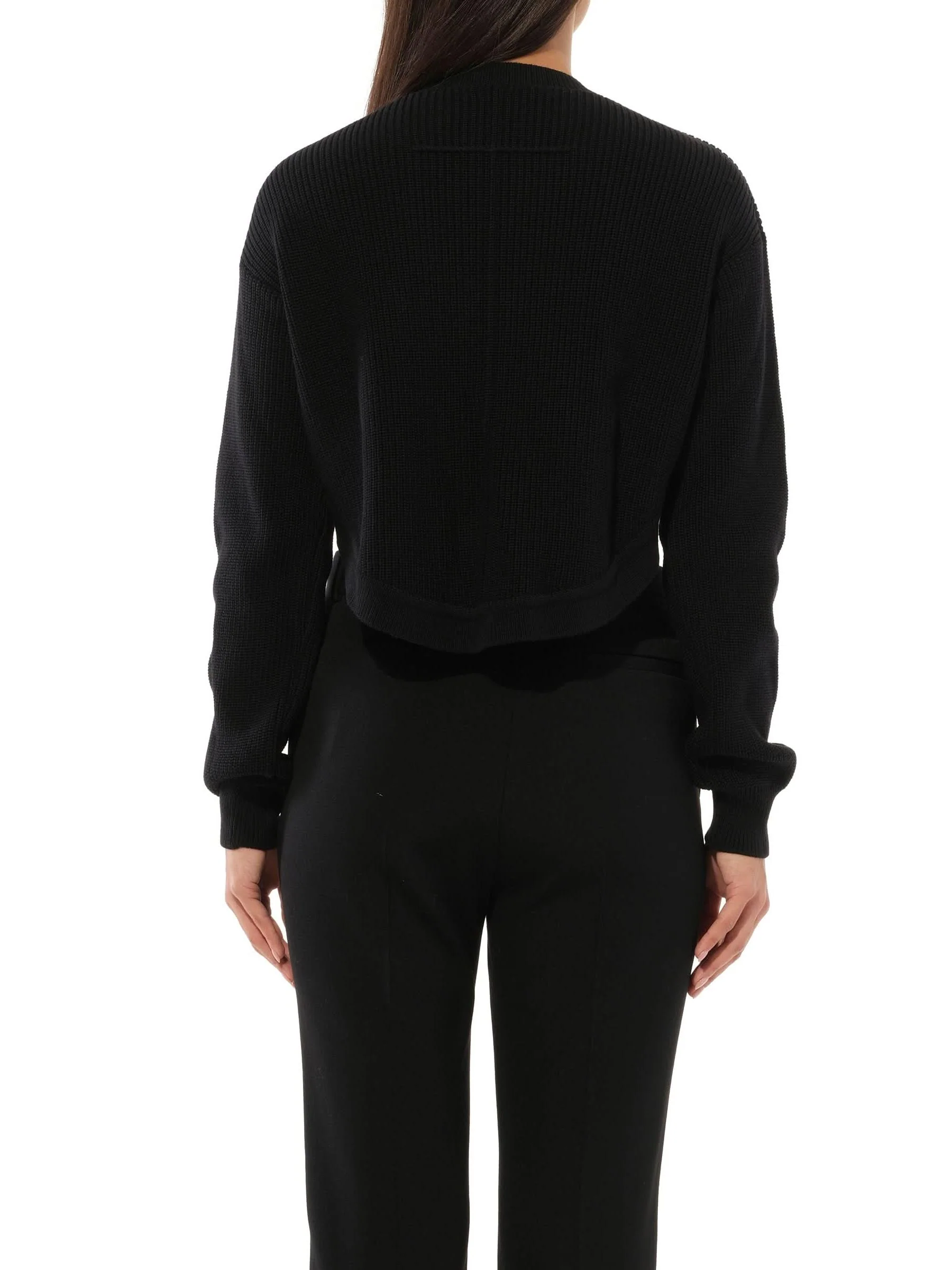 Podium Long Sleeve Sweater in Black - Image 6
