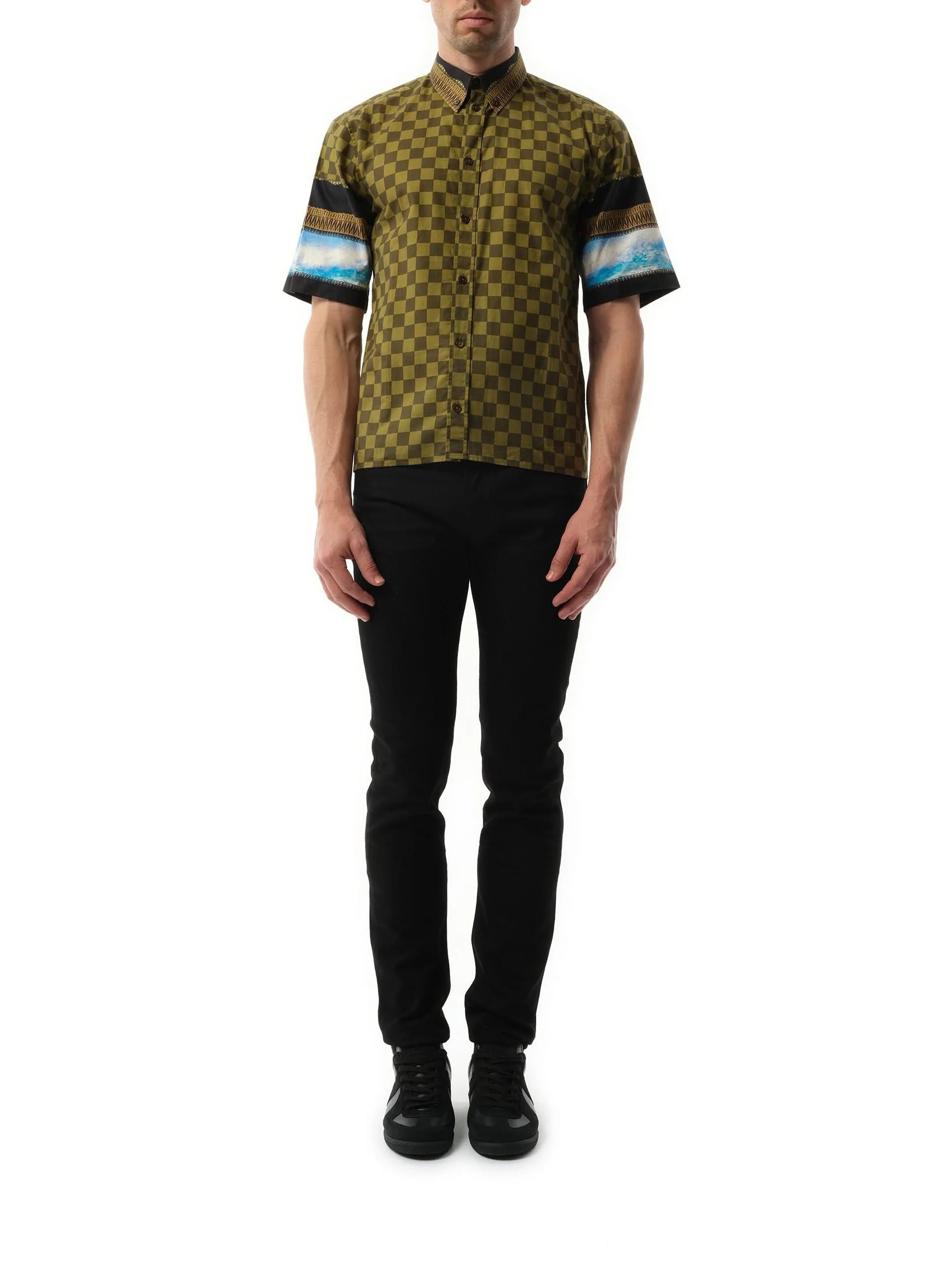 Podium Short Sleeve Shirt in Khaki - Image 4