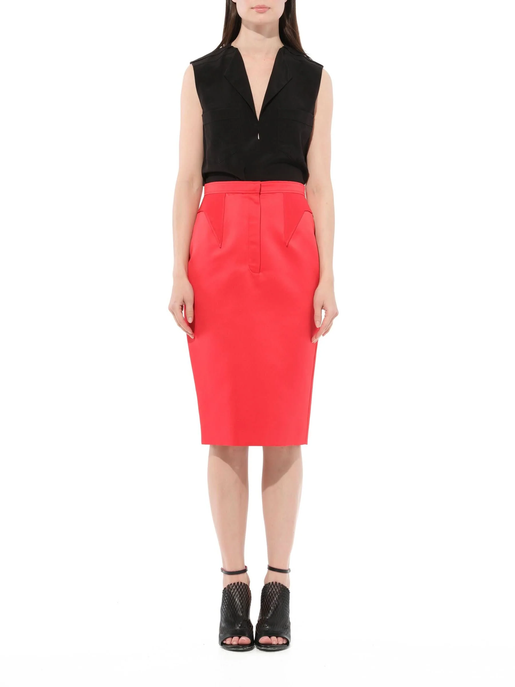 Podium Skirt in Red - Image 4