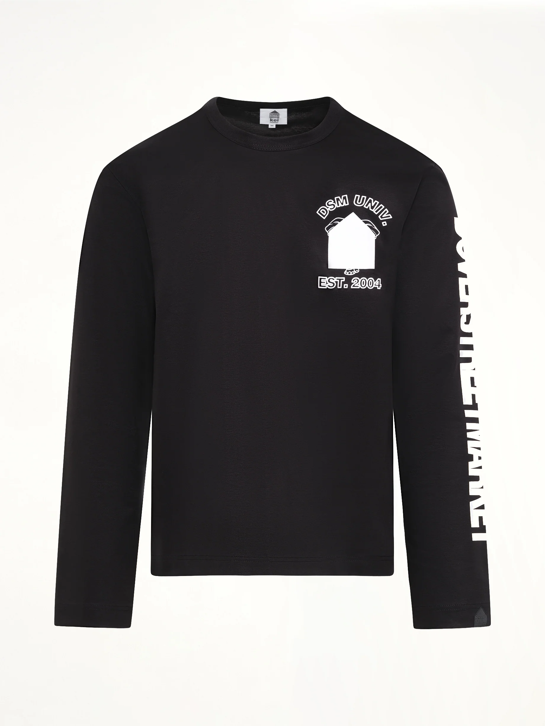 DSMU Long Sleeve T-Shirt in Black - Image 2