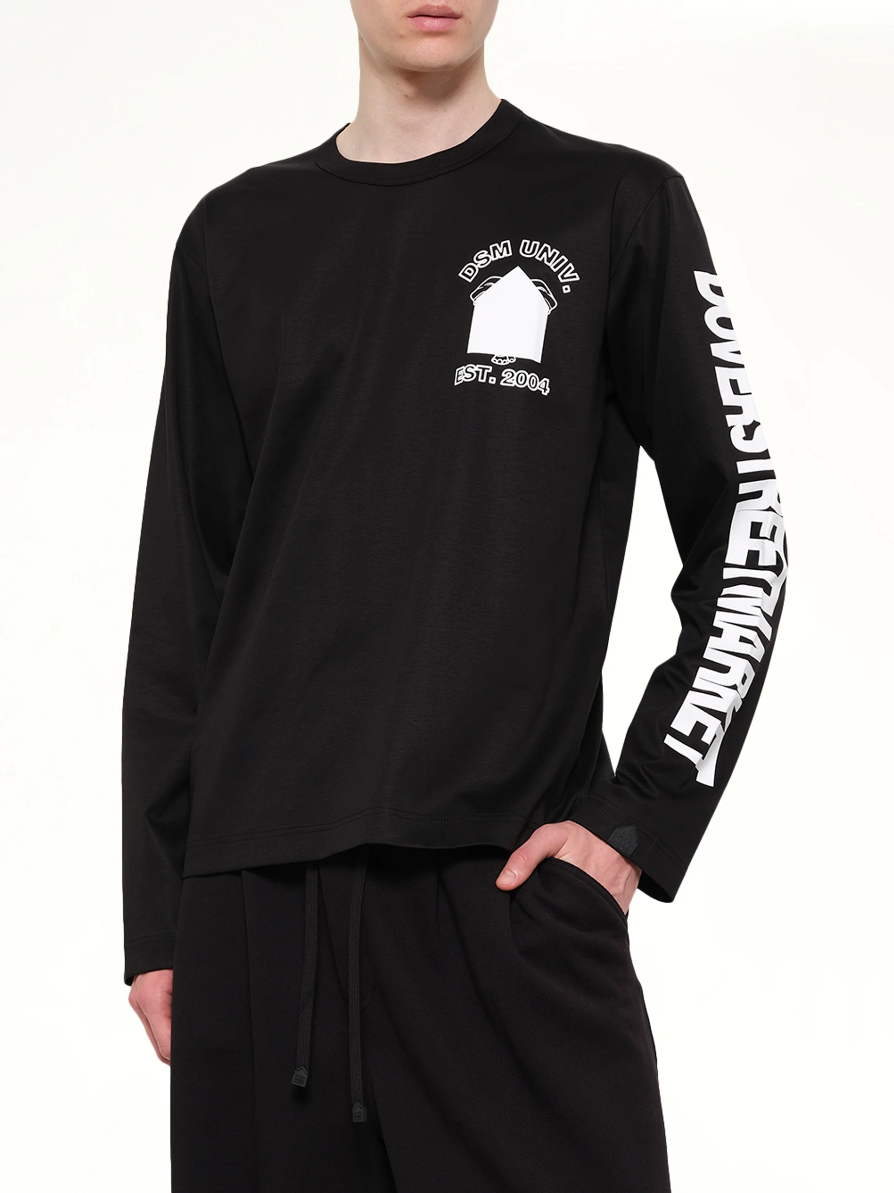 DSMU Long Sleeve T-Shirt in Black - Image 6