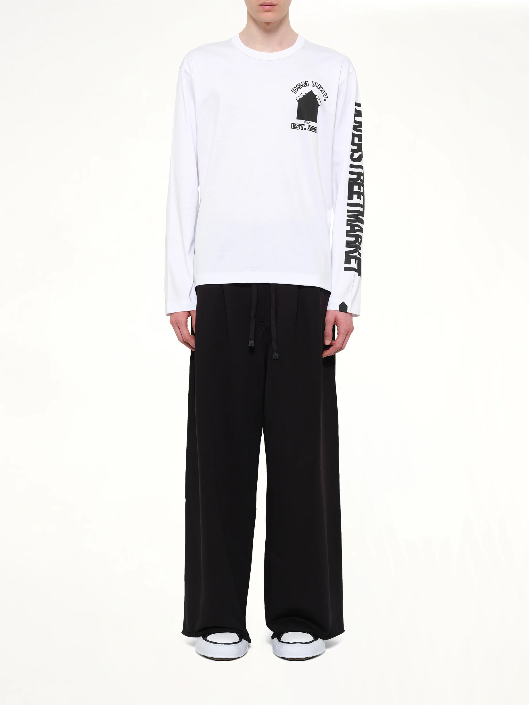 DSMU Long Sleeve T-Shirt in White - Image 7