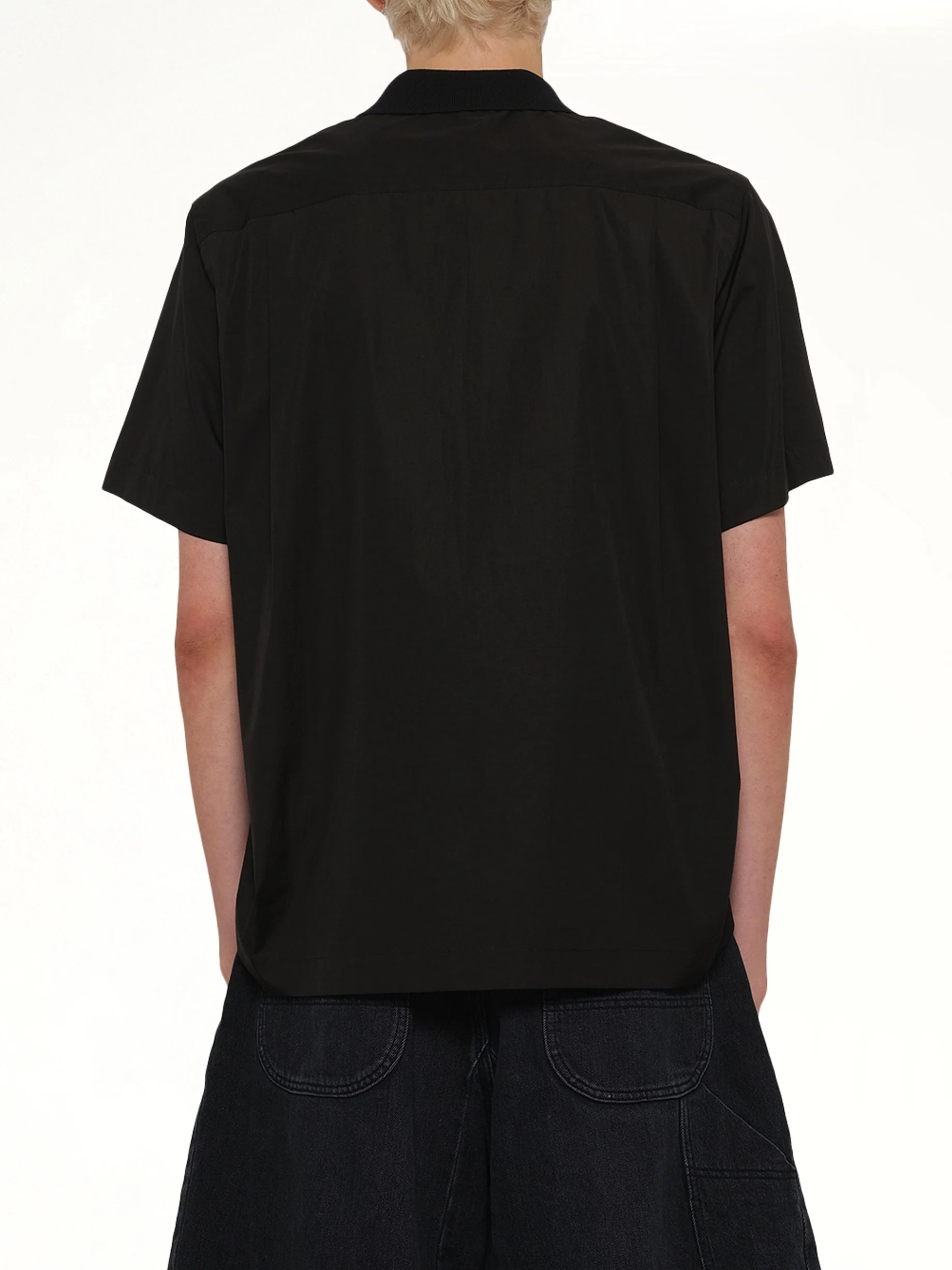 Poplin Pullover in Black - Image 5