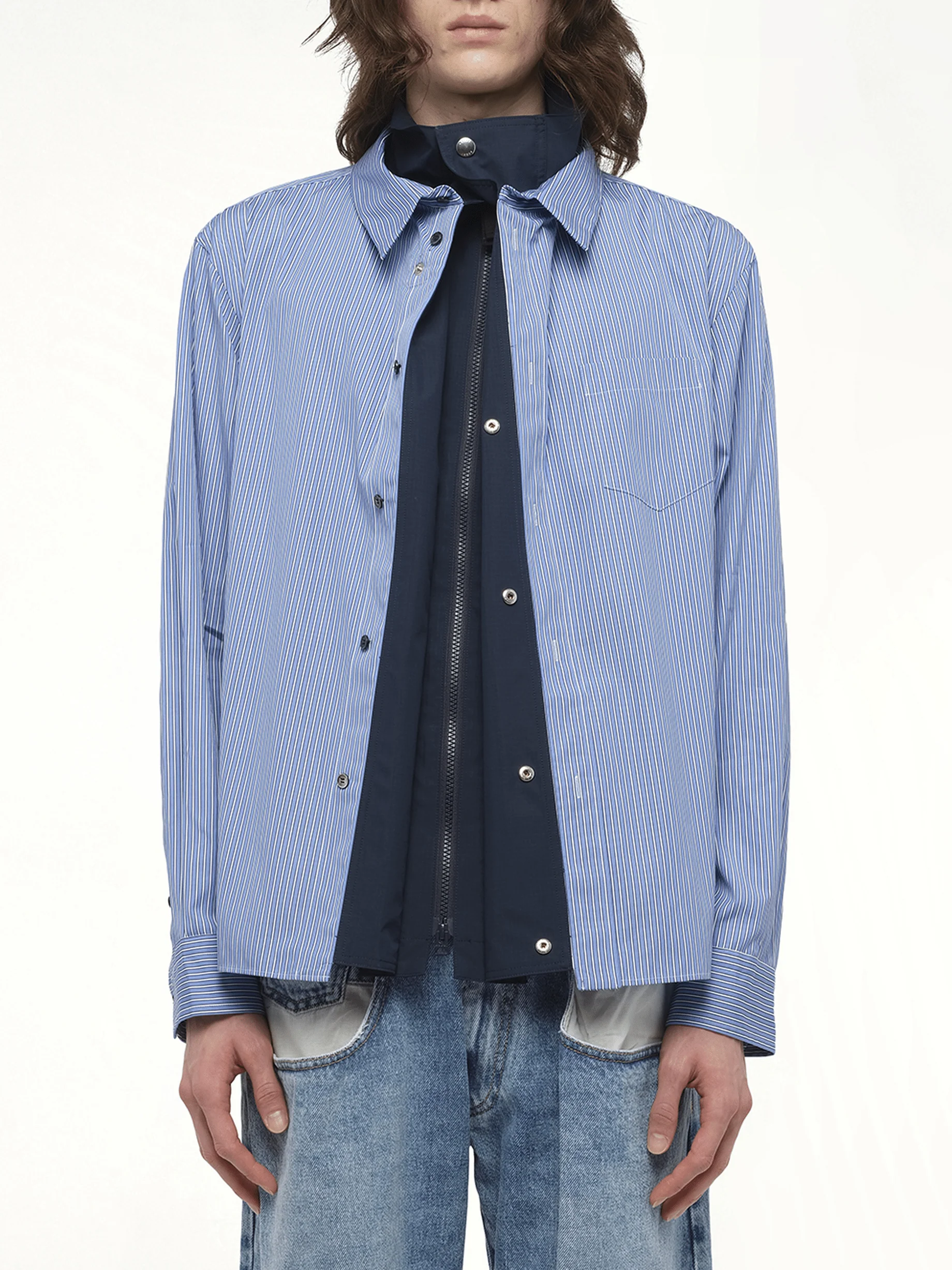 Poplin Shirt in Blue